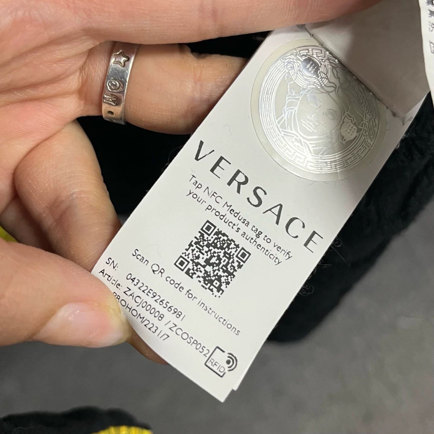 Versace Versace Cotton Black Jacket S Women Size S / US 4 / IT 40 - 4 Thumbnail