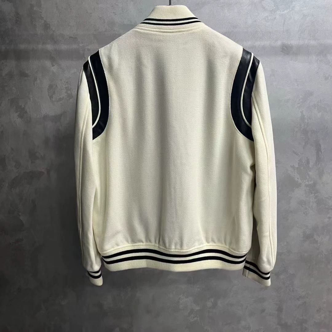 Saint Laurent Paris Saint Laurent Paris Casual Striped White T-Shirt 50 Women Size XL / US 12-14 / IT 48-50 - 2 Thumbnail