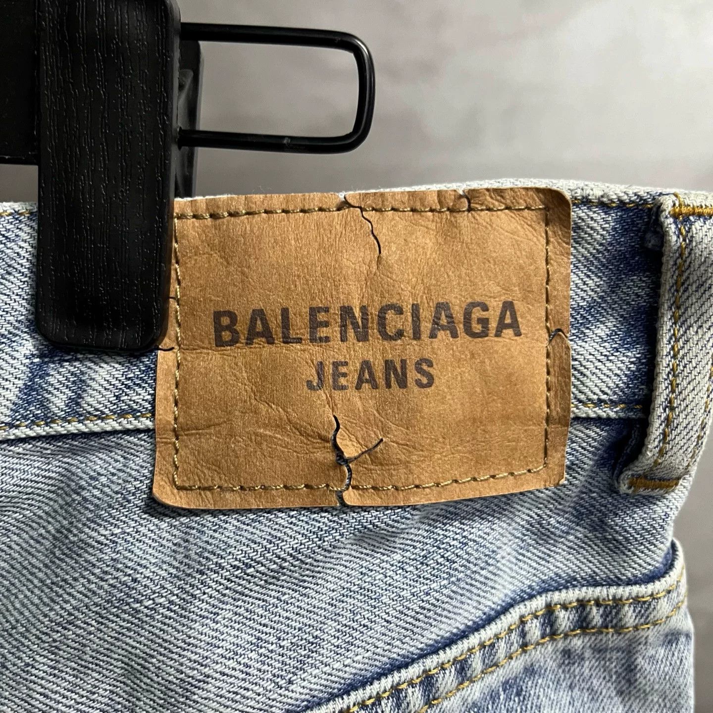 Balenciaga Balenciaga Denim Blue Hoodie S Men Size US S / EU 44-46 / 1 - 6 Thumbnail