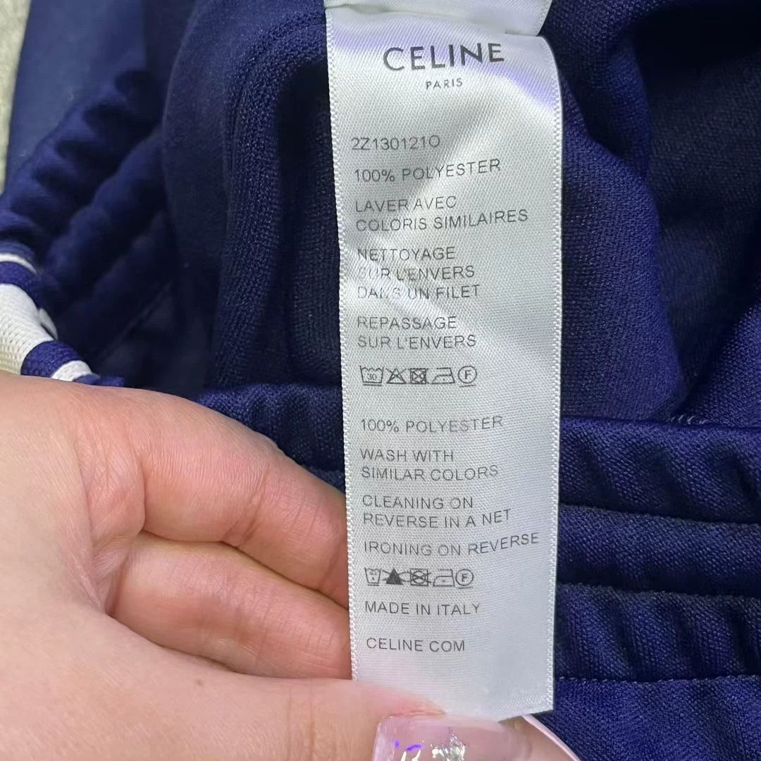 Celine Celine Knit Blue T-Shirt S Women Size S / US 4 / IT 40 - 3 Thumbnail