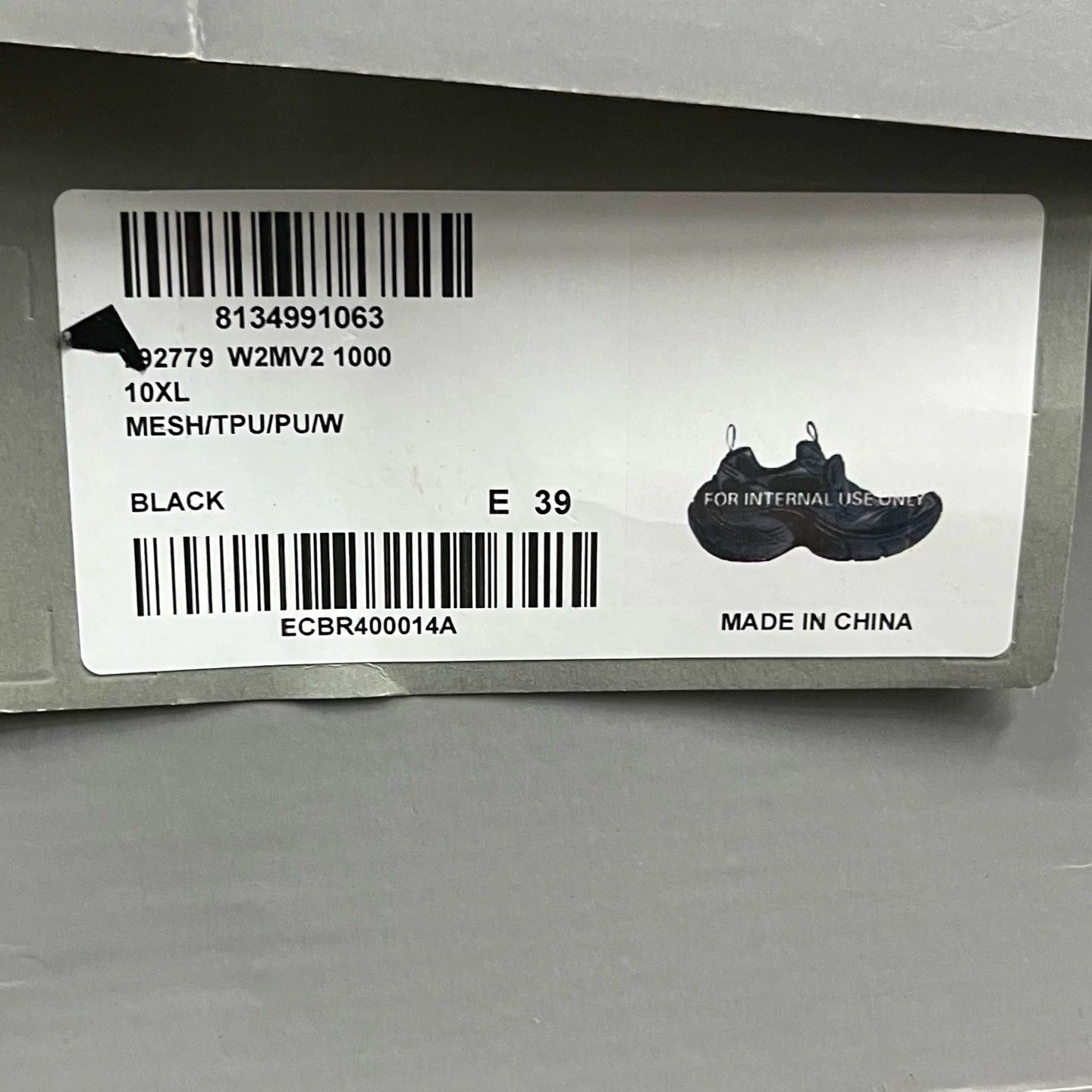 Balenciaga Balenciaga Black Lowtop Sneakers XL Women Size US 8 / IT 38 - 7 Thumbnail