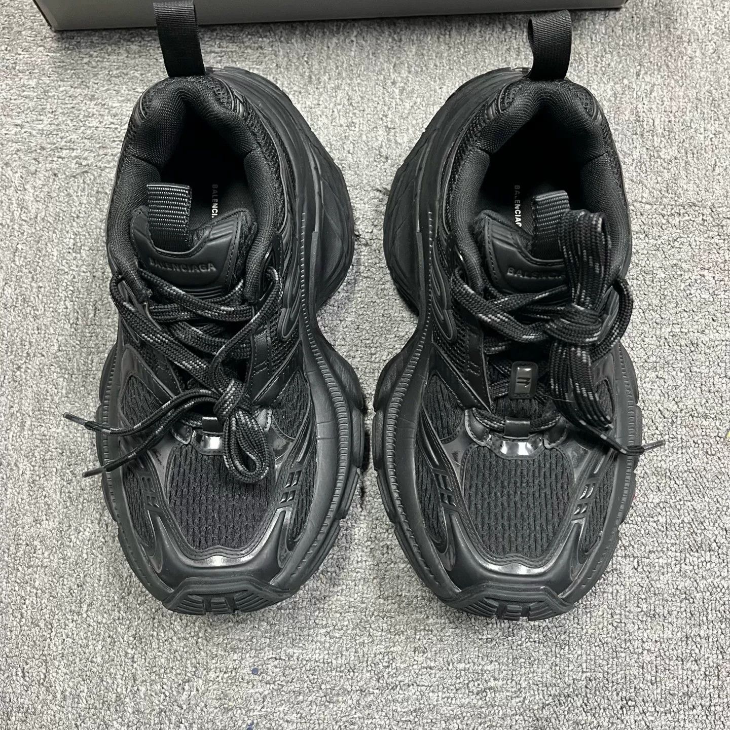 Balenciaga Balenciaga Black Lowtop Sneakers XL Women Size US 8 / IT 38 - 3 Thumbnail