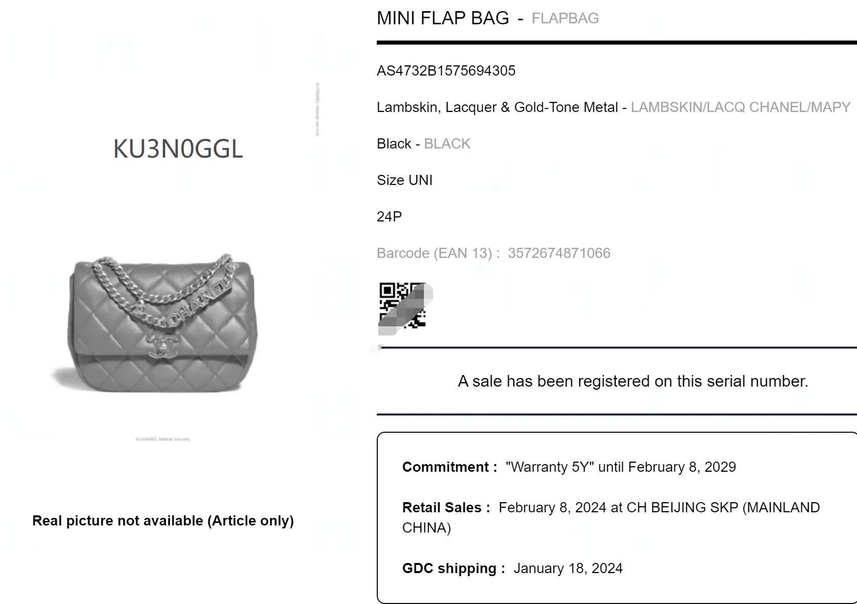 Chanel Pre-loved Bag Very good condition Size ONE SIZE - 9 Thumbnail
