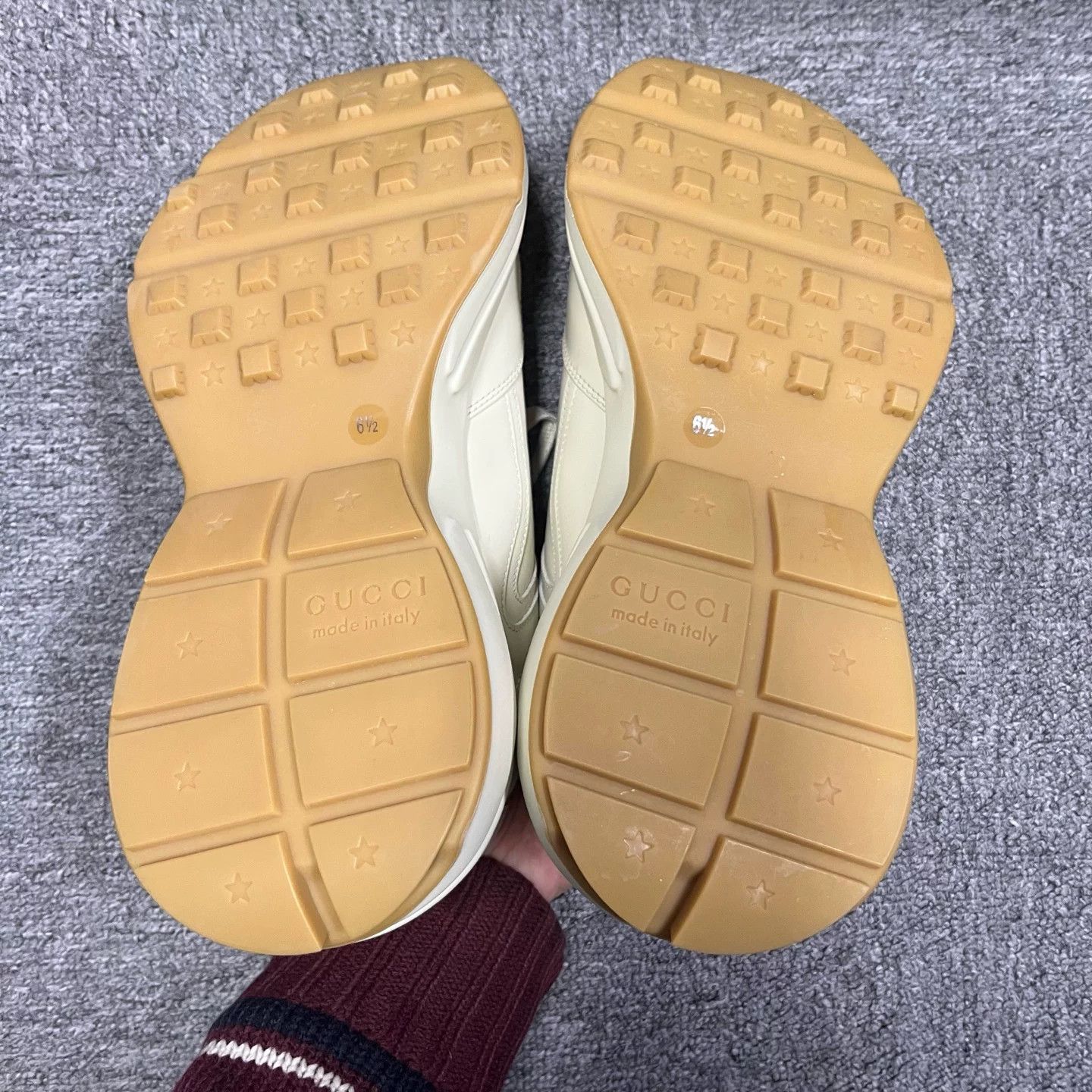 Gucci Gucci Retro White Lowtop Sneakers 6.5 Women Size US 6.5 / IT 36.5 - 5 Thumbnail