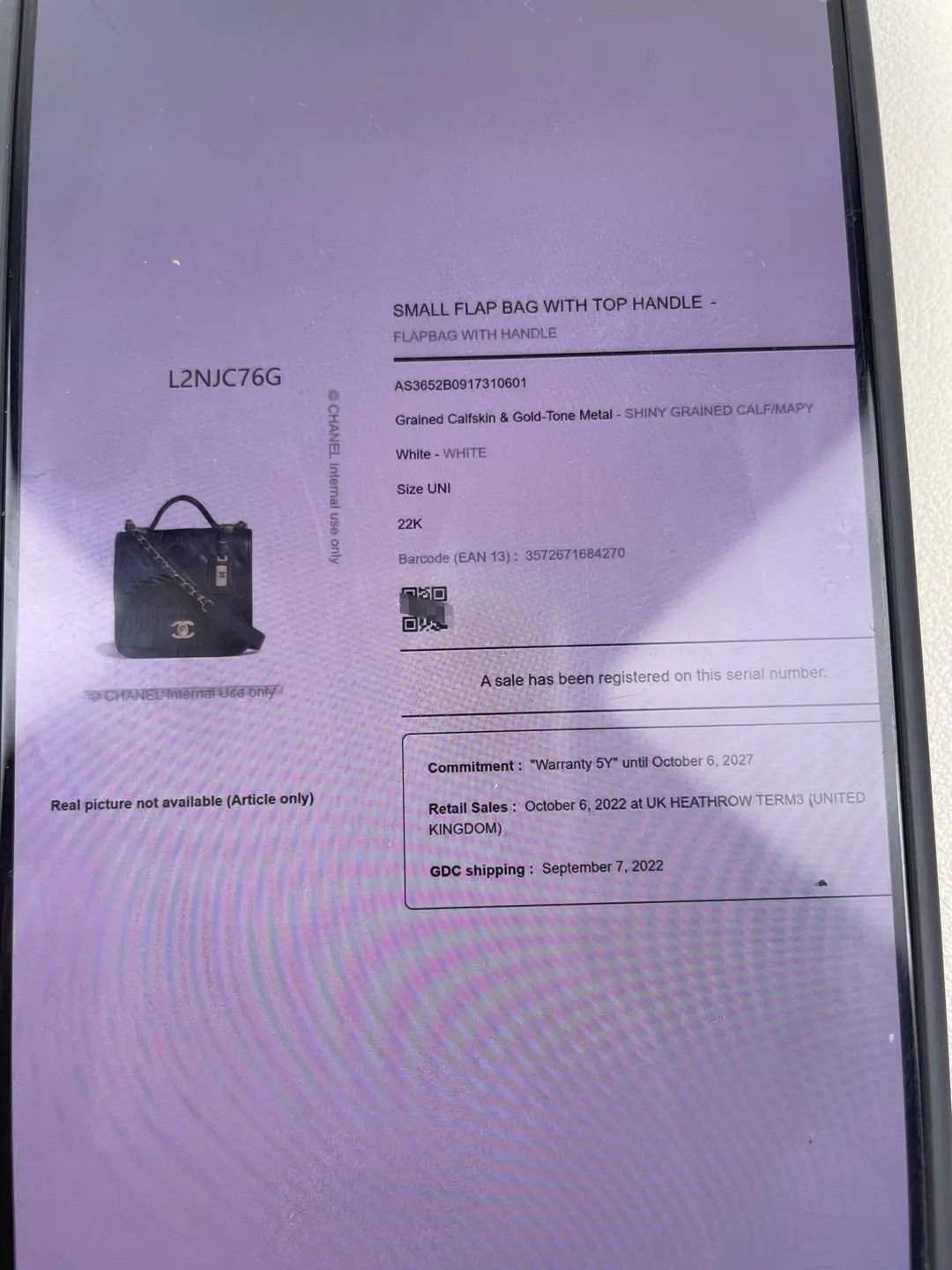 Chanel Pre-loved Bag Very good condition Size ONE SIZE - 8 Thumbnail