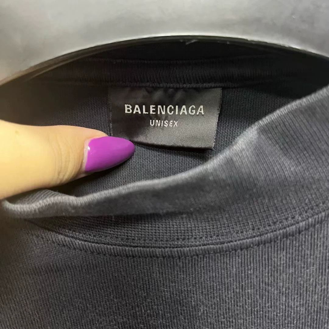Balenciaga Balenciaga Printed Graphic Black Hoodie Men Size US M / EU 48-50 / 2 - 3 Thumbnail