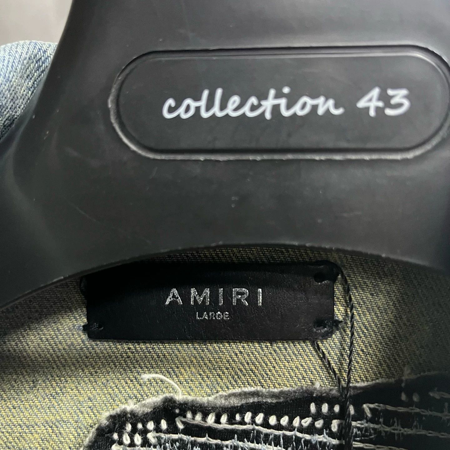 Amiri Amiri Denim Blue Hoodie L Men Size US L / EU 52-54 / 3 - 2 Thumbnail