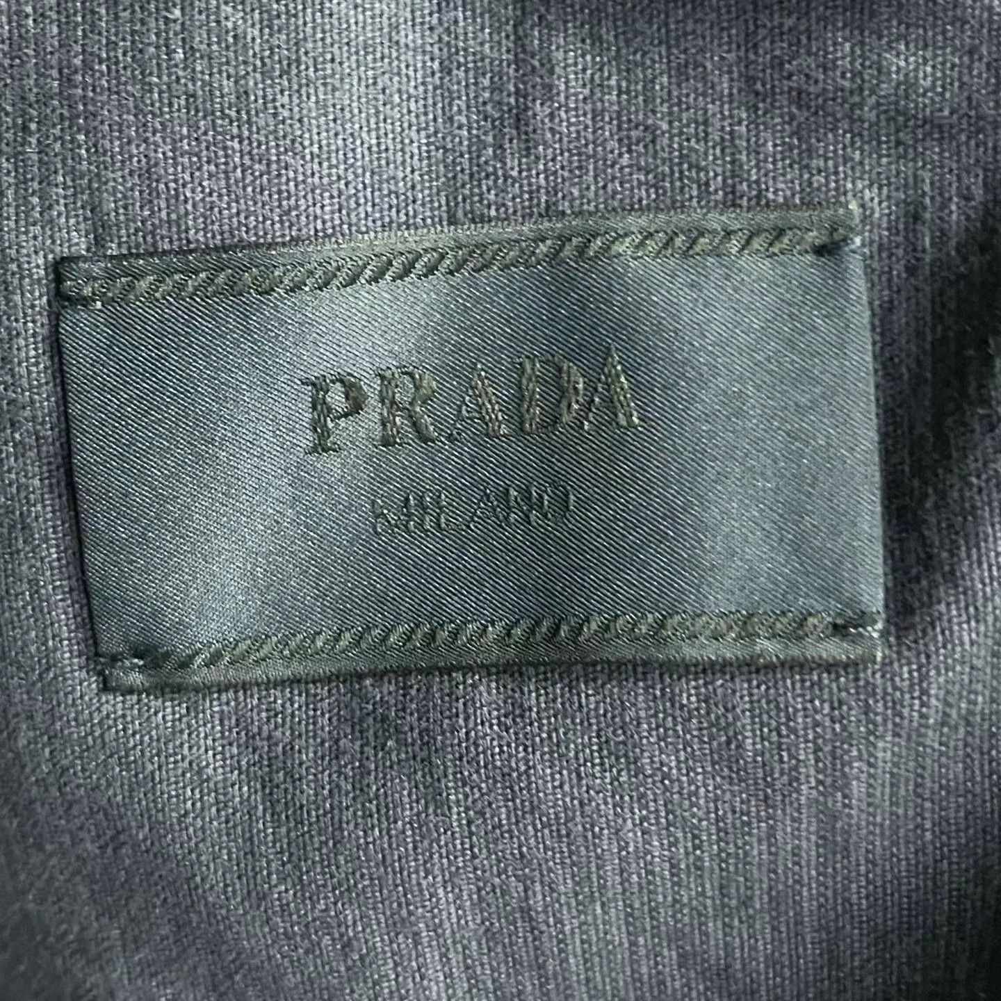 Prada Prada Distressed Blue T-Shirt L Women Size L / US 10 / IT 46 - 2 Thumbnail