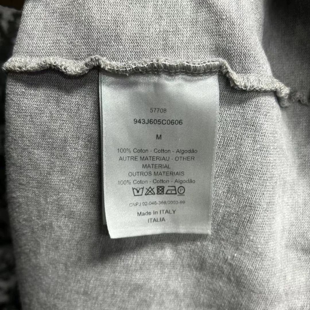 Dior Dior Retro Printed Gray T-Shirt M Men Size US M / EU 48-50 / 2 - 5 Thumbnail