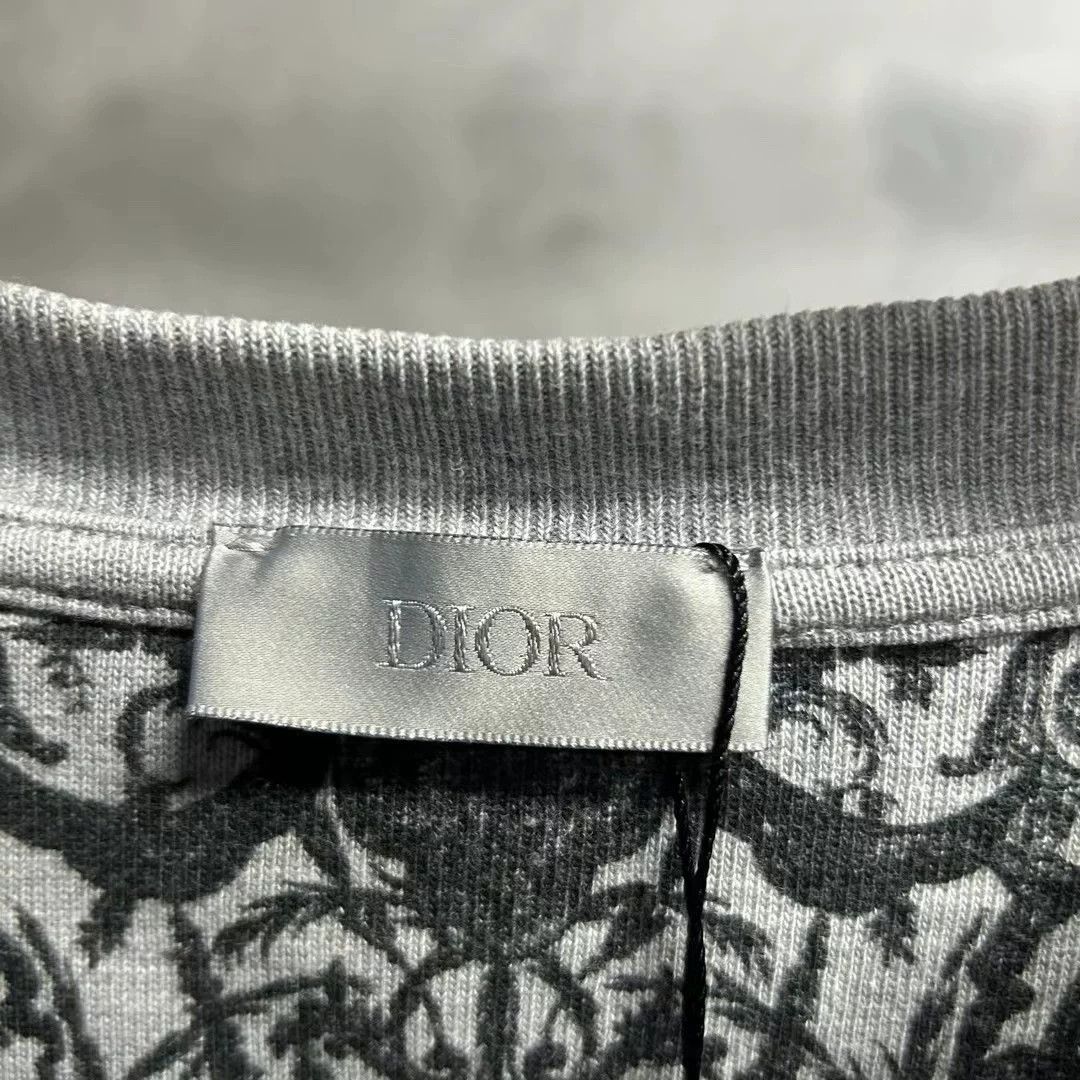 Dior Dior Retro Printed Gray T-Shirt M Men Size US M / EU 48-50 / 2 - 3 Thumbnail