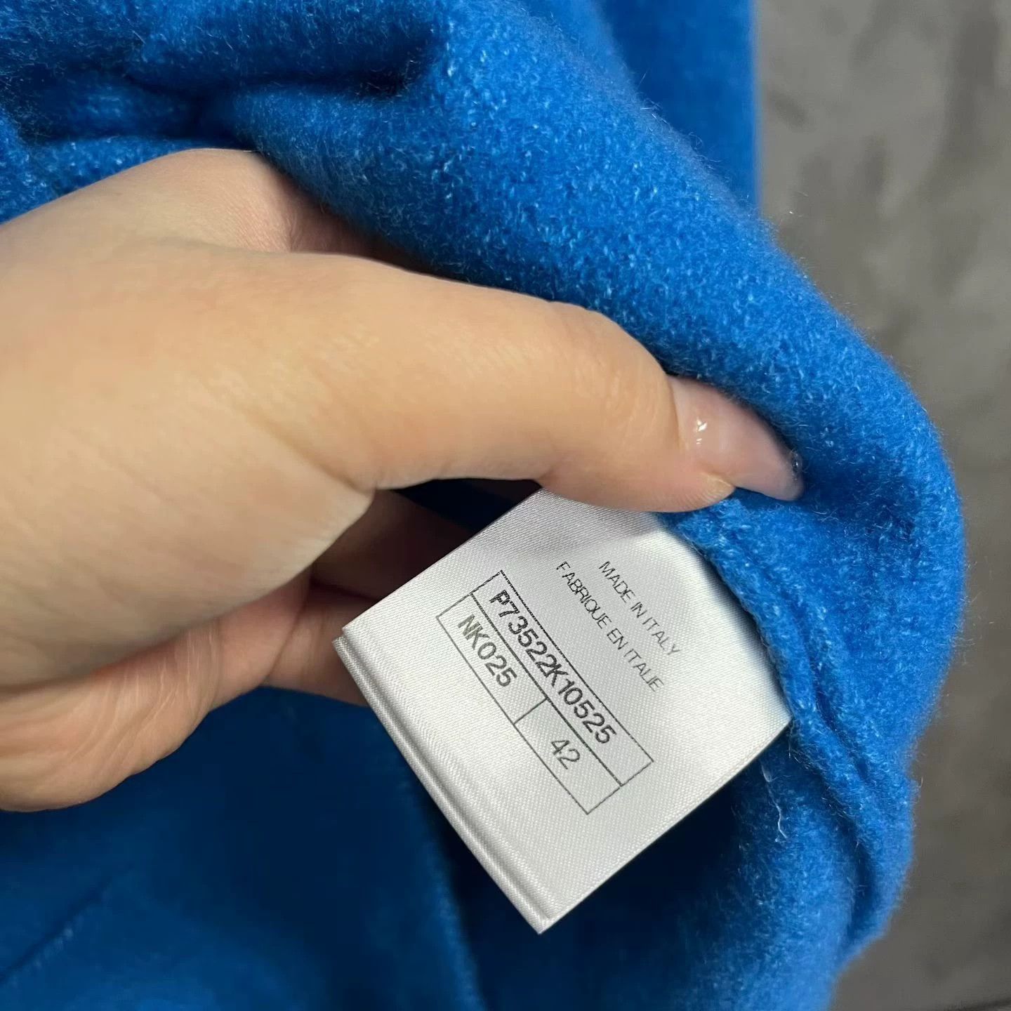 Chanel Chanel Knit Blue T-Shirt 42 Women Size M / US 6-8 / IT 42-44 - 3 Thumbnail