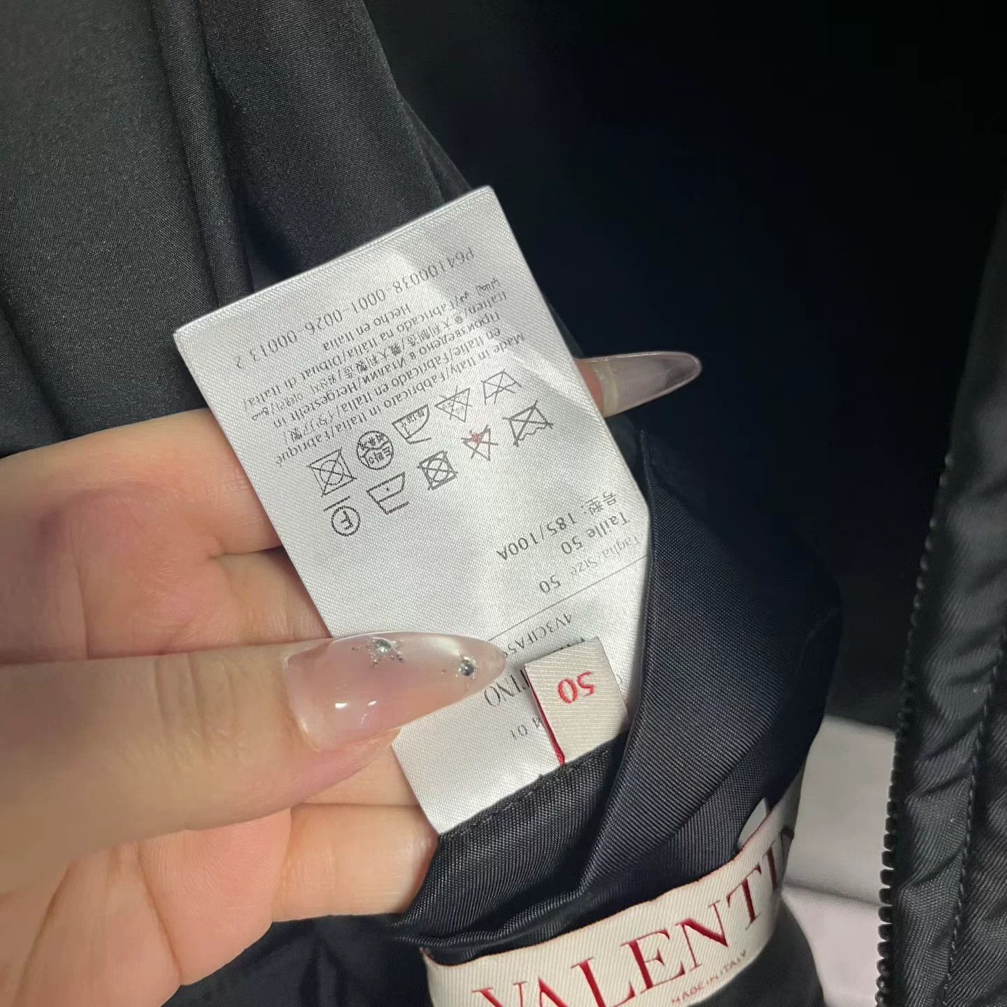 Valentino Valentino Casual Black Jacket 50 Women Size XL / US 12-14 / IT 48-50 - 3 Thumbnail