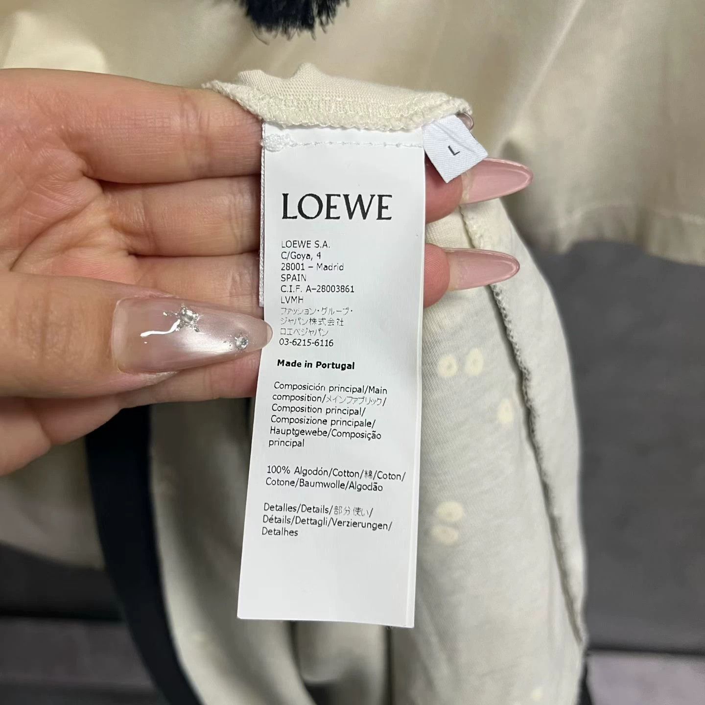 Loewe Loewe Printed Graphic Multi T-Shirt L Women Size L / US 10 / IT 46 - 3 Thumbnail