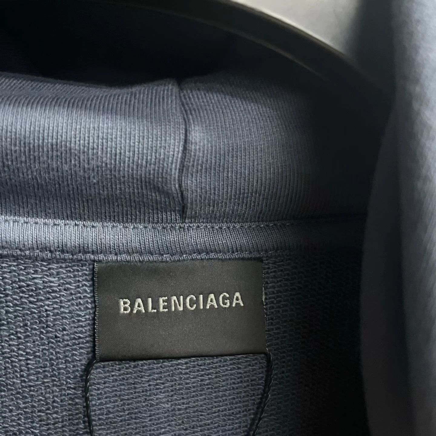 Balenciaga Balenciaga Retro Printed Blue Hoodie XS Men Size US XS / EU 42 / 0 - 2 Thumbnail
