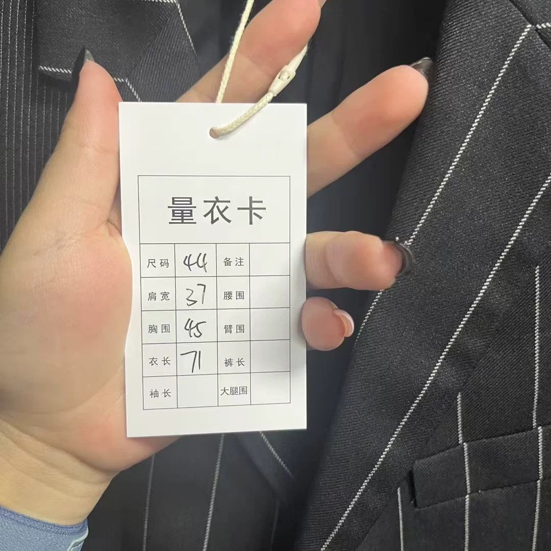 Dior Dior Printed Striped Black Suit 44 Men Size 40R - 4 Thumbnail
