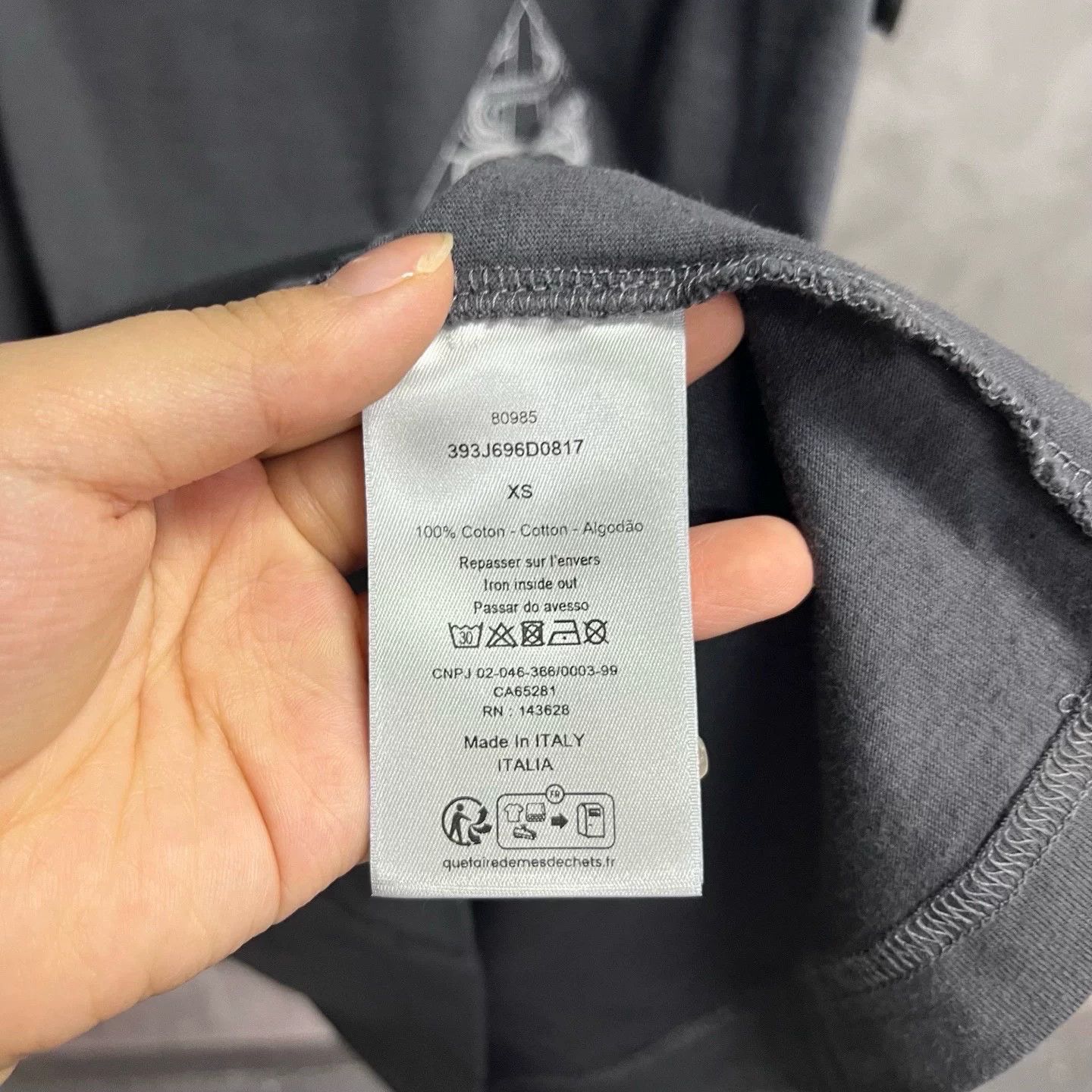 Dior Dior Printed Graphic Gray T-Shirt M Women Size M / US 6-8 / IT 42-44 - 4 Thumbnail