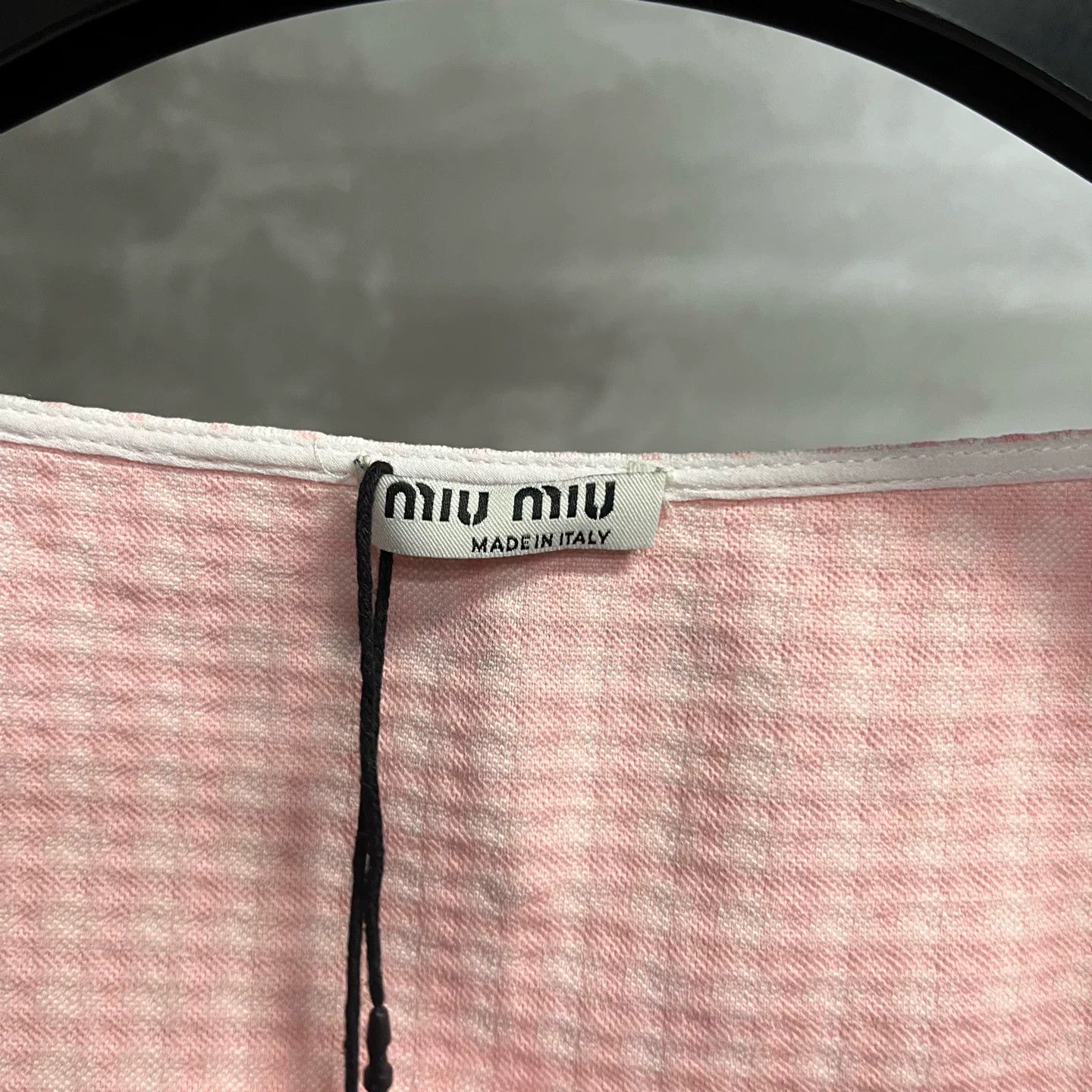 Miu Miu Miu Miu Plaid Cropped Pink Dress 36 Women Size S / US 4 / IT 40 - 2 Thumbnail