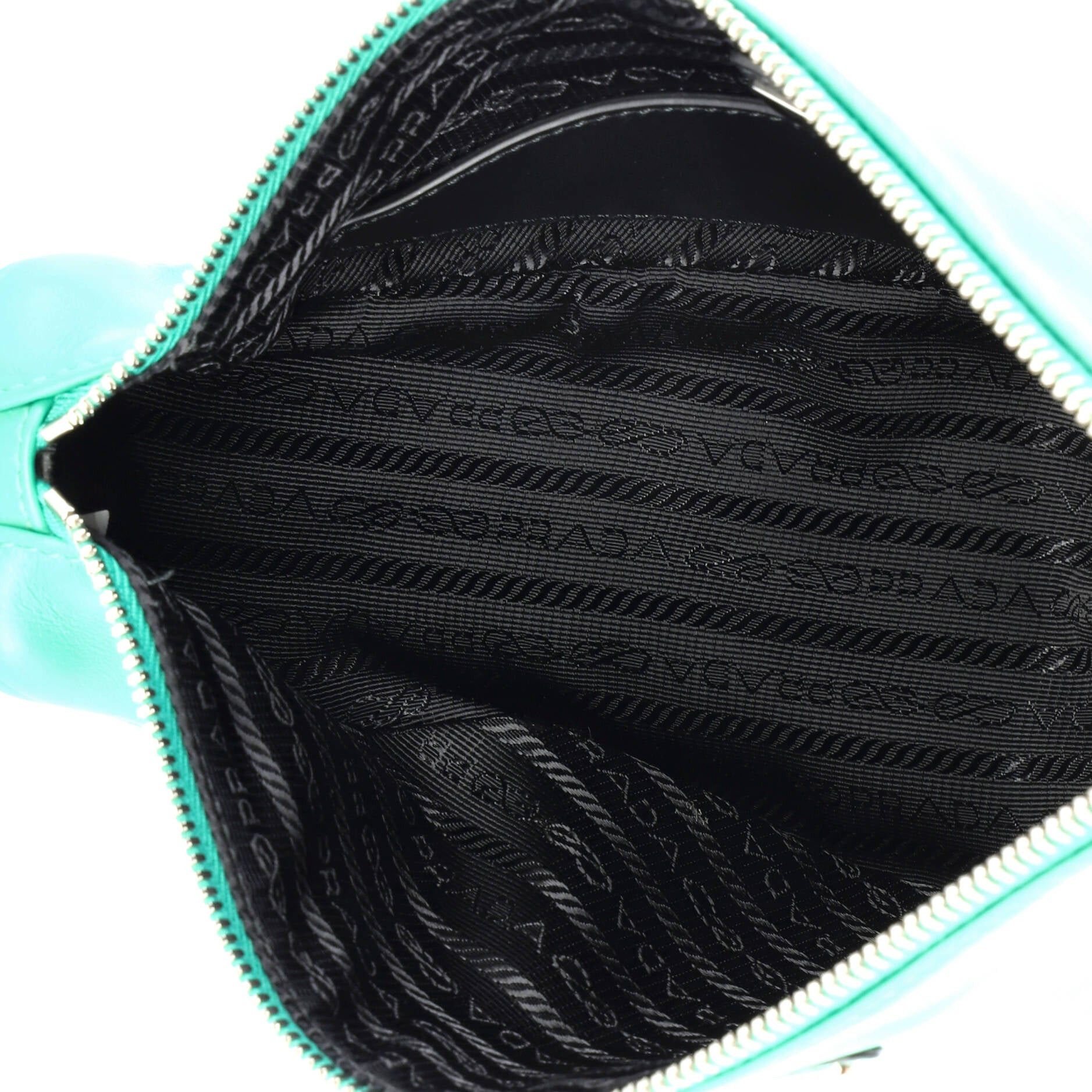 Prada Triangle Logo Zip Crossbody Bag Size ONE SIZE - 5 Thumbnail