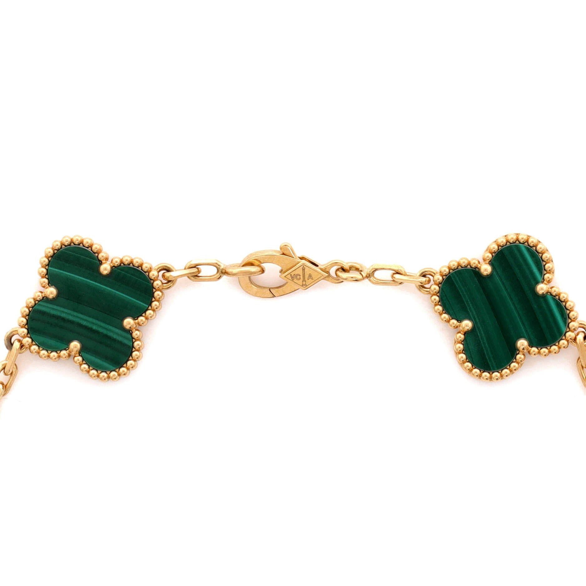 Van Cleef & Arpels Vintage Alhambra 5 Motifs Bracelet Size ONE SIZE - 4 Thumbnail