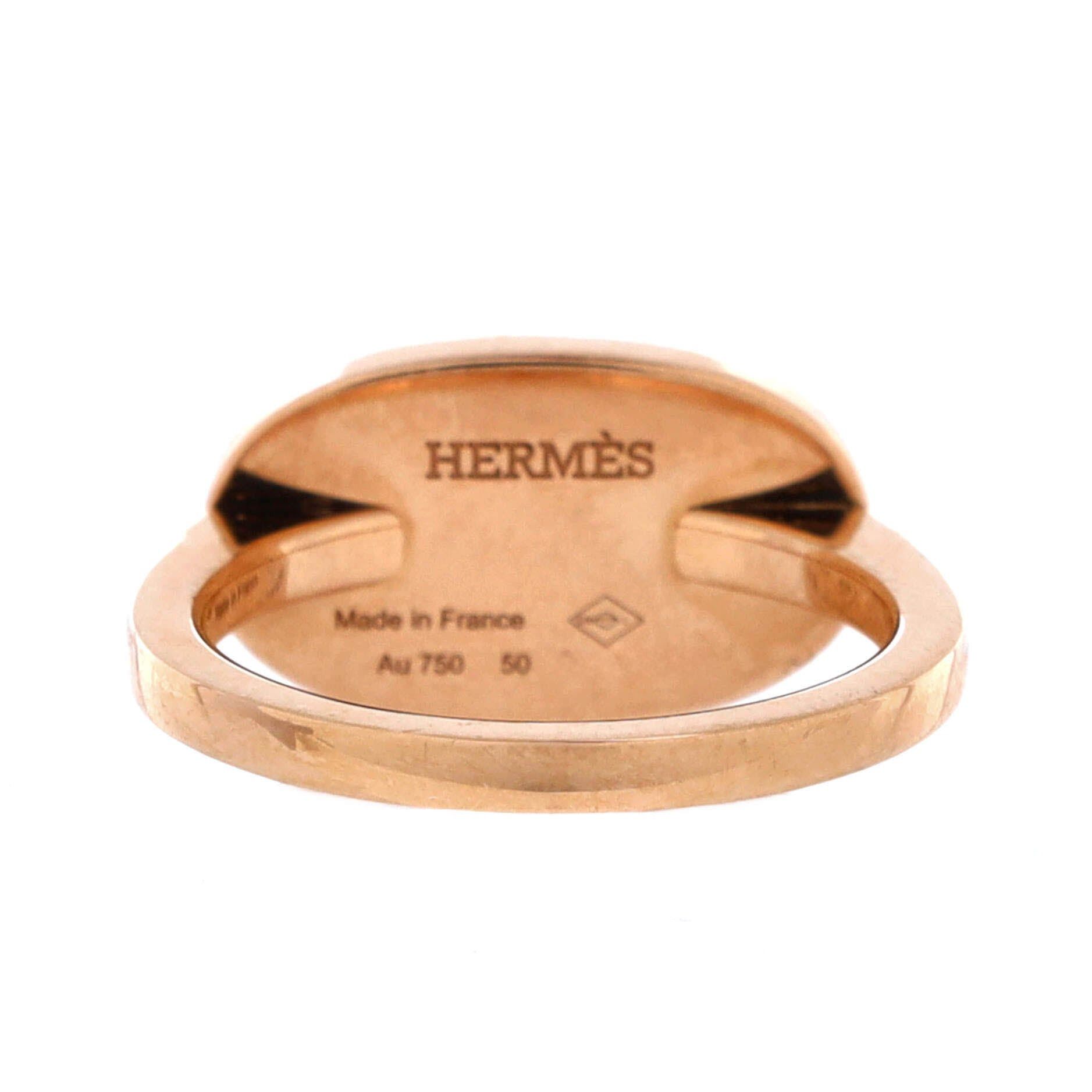 Hermes Chaine d'Ancre Verso Ring Size ONE SIZE - 3 Thumbnail