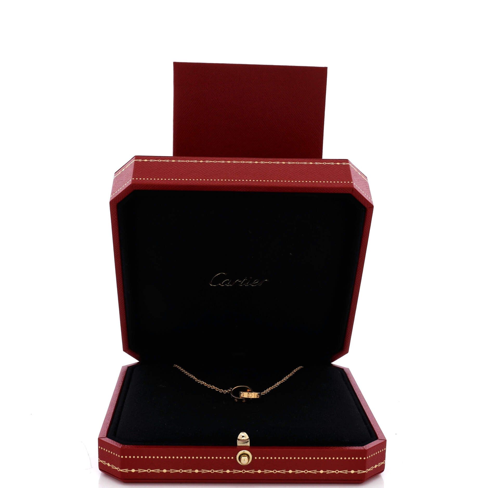 Cartier Love Interlocking Necklace Size ONE SIZE - 2 Thumbnail