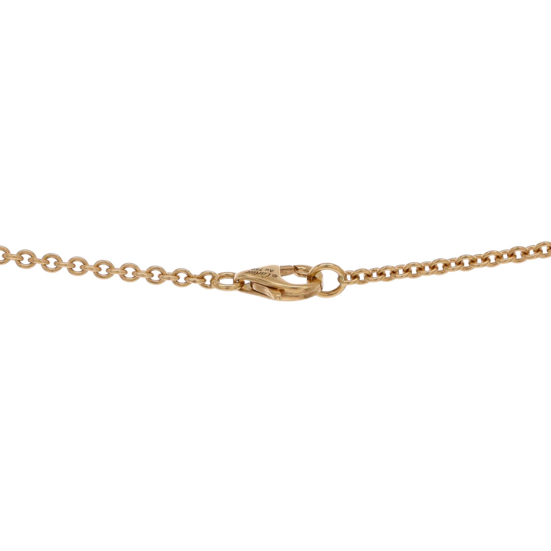 Cartier Love Interlocking Necklace Size ONE SIZE - 4 Thumbnail