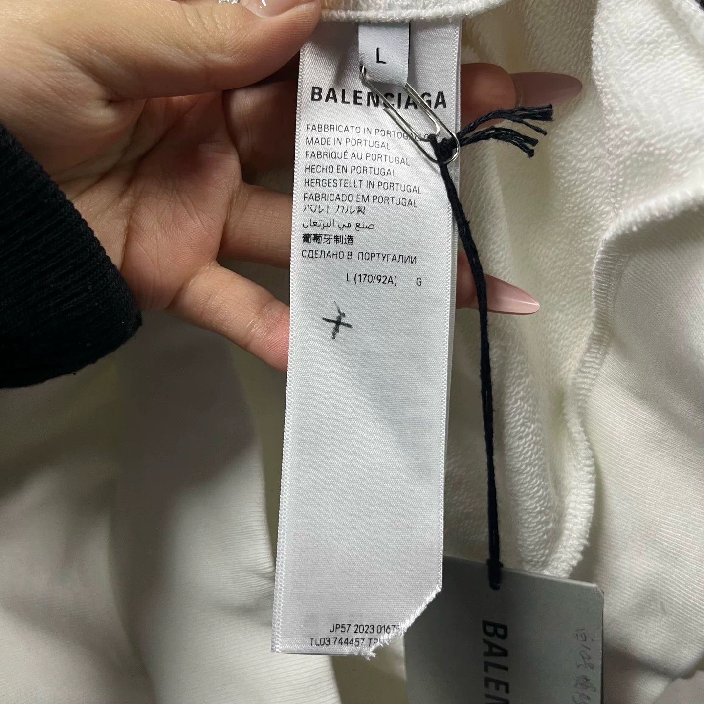 Balenciaga Balenciaga Printed Hoodie XS Men Size US XS / EU 42 / 0 - 8 Thumbnail