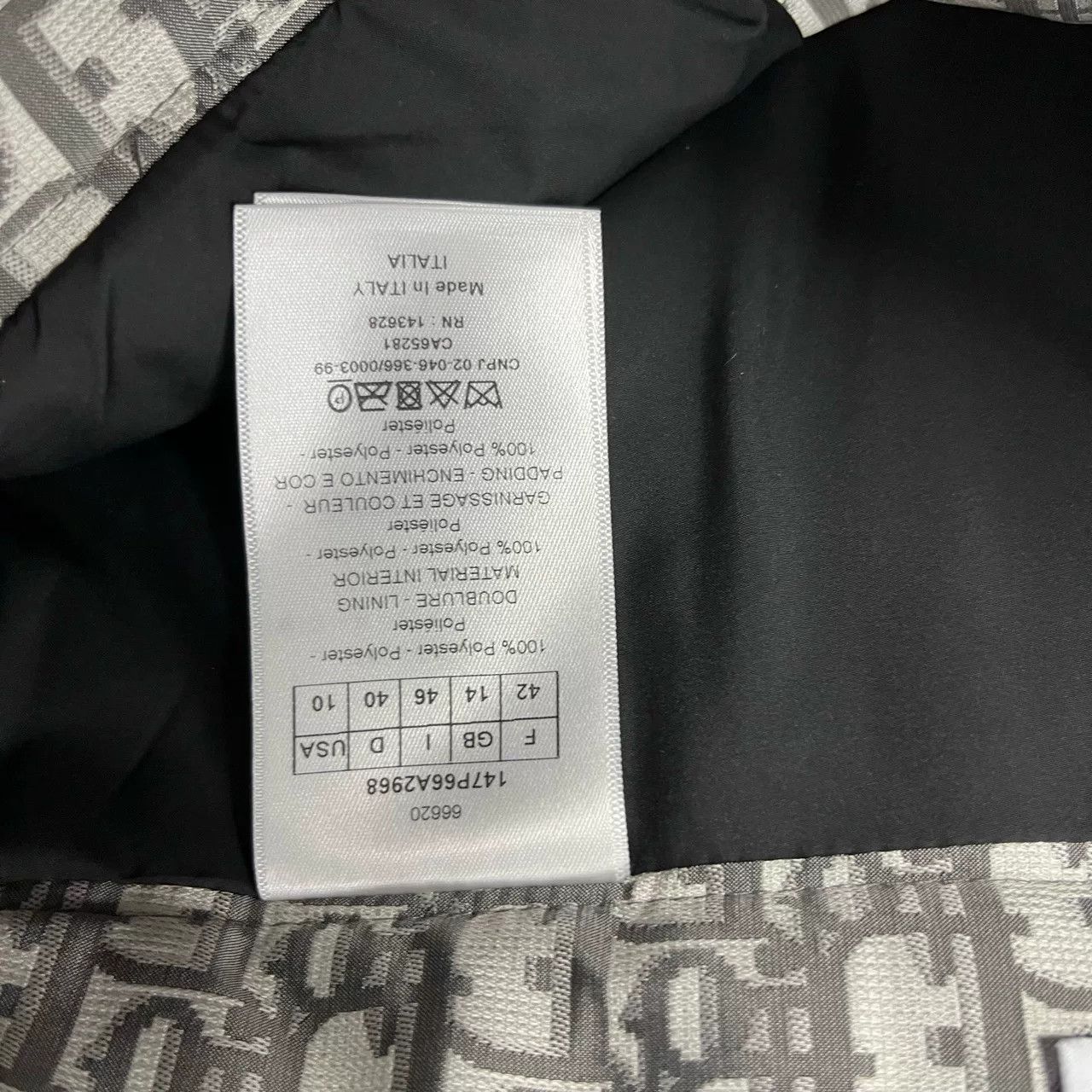 Dior Dior Retro Graphic Gray Pants 34 Women Size 34" / US 12 / IT 48 - 9 Thumbnail