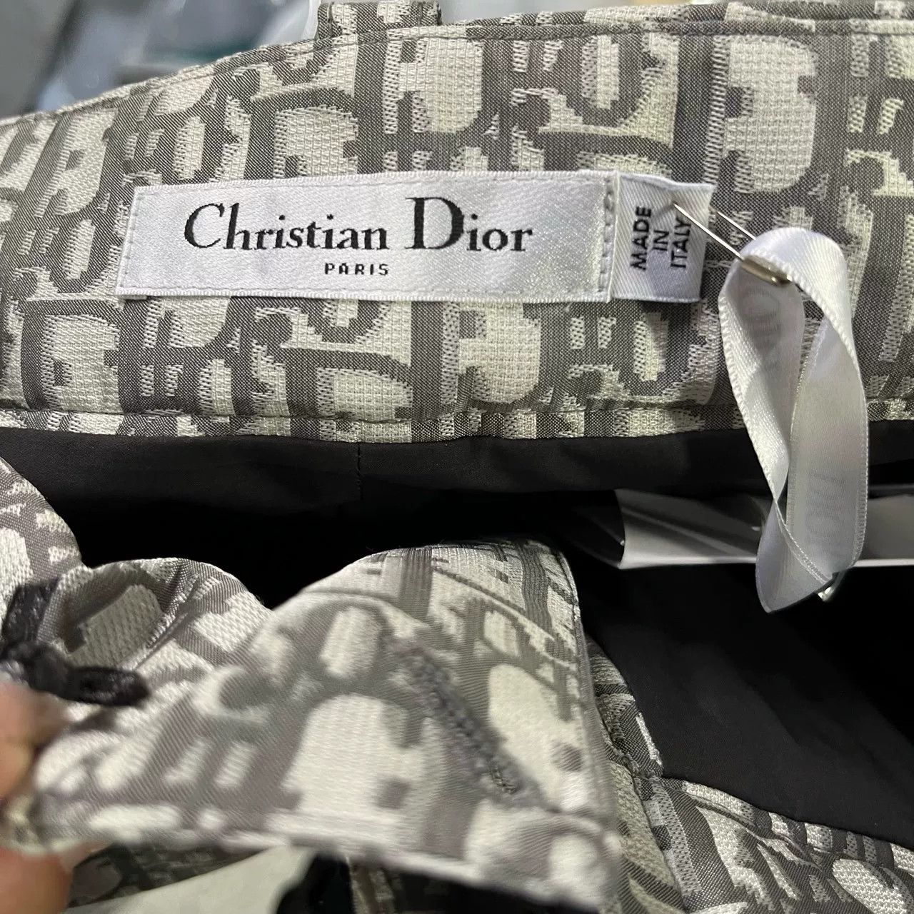 Dior Dior Retro Graphic Gray Pants 34 Women Size 34" / US 12 / IT 48 - 5 Thumbnail