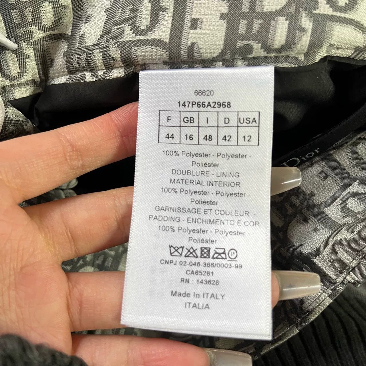 Dior Dior Retro Graphic Gray Pants 34 Women Size 34" / US 12 / IT 48 - 4 Thumbnail