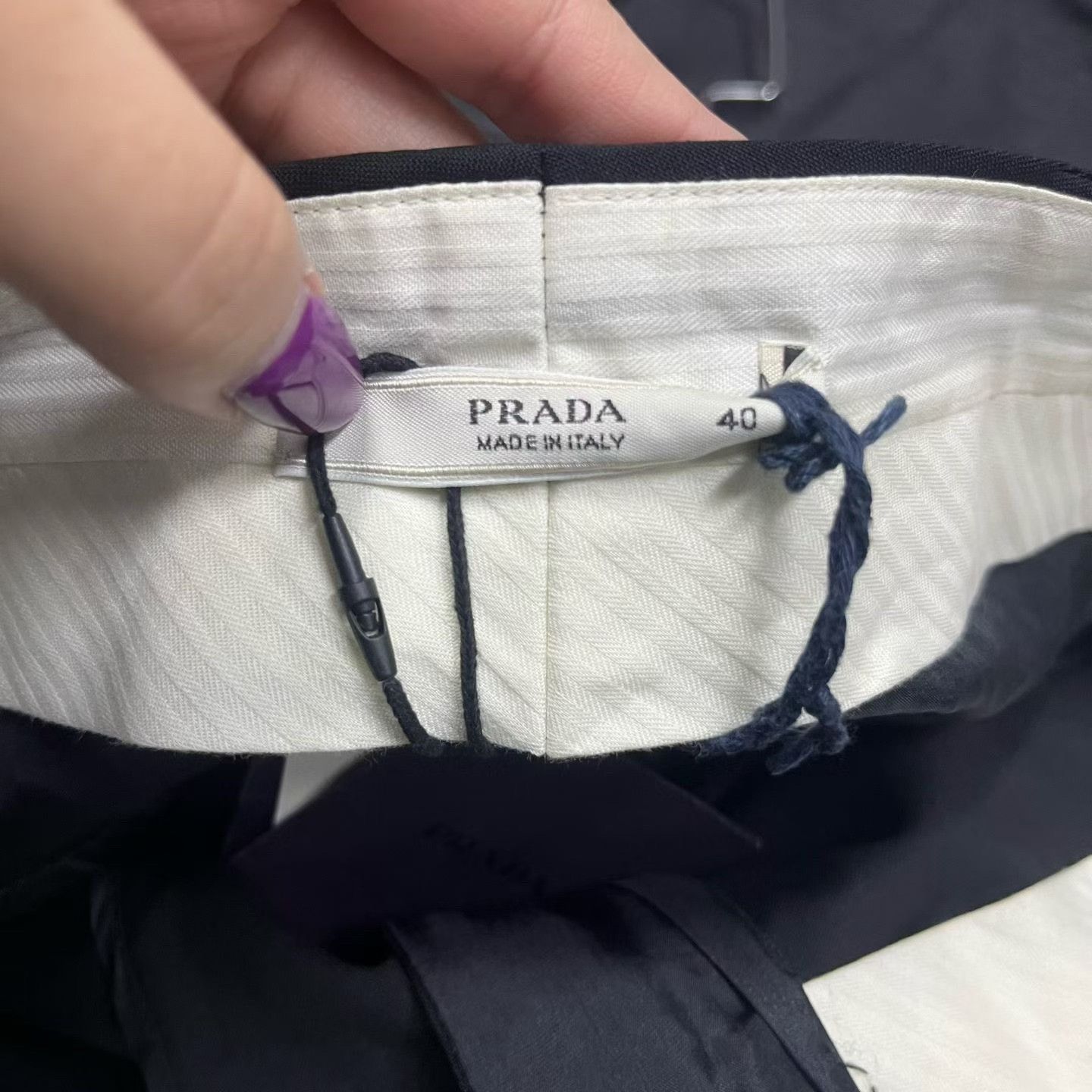 Prada Prada Casual Black Pants 40 Women Size 40" / US 18 - 4 Thumbnail
