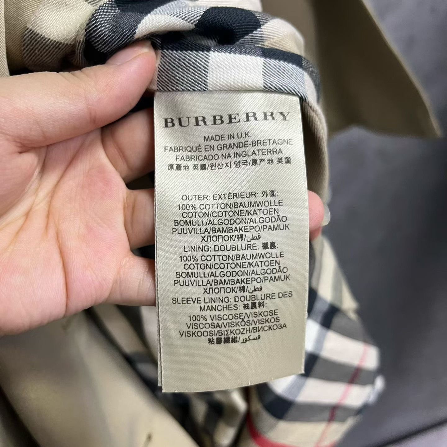 Burberry Burberry Long Beige Coat 32 Women Size XS / US 0-2 / IT 36-38 - 3 Thumbnail