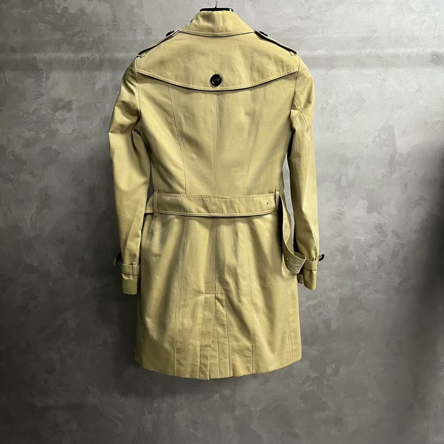 Burberry Burberry Long Beige Coat 32 Women Size XS / US 0-2 / IT 36-38 - 5 Thumbnail