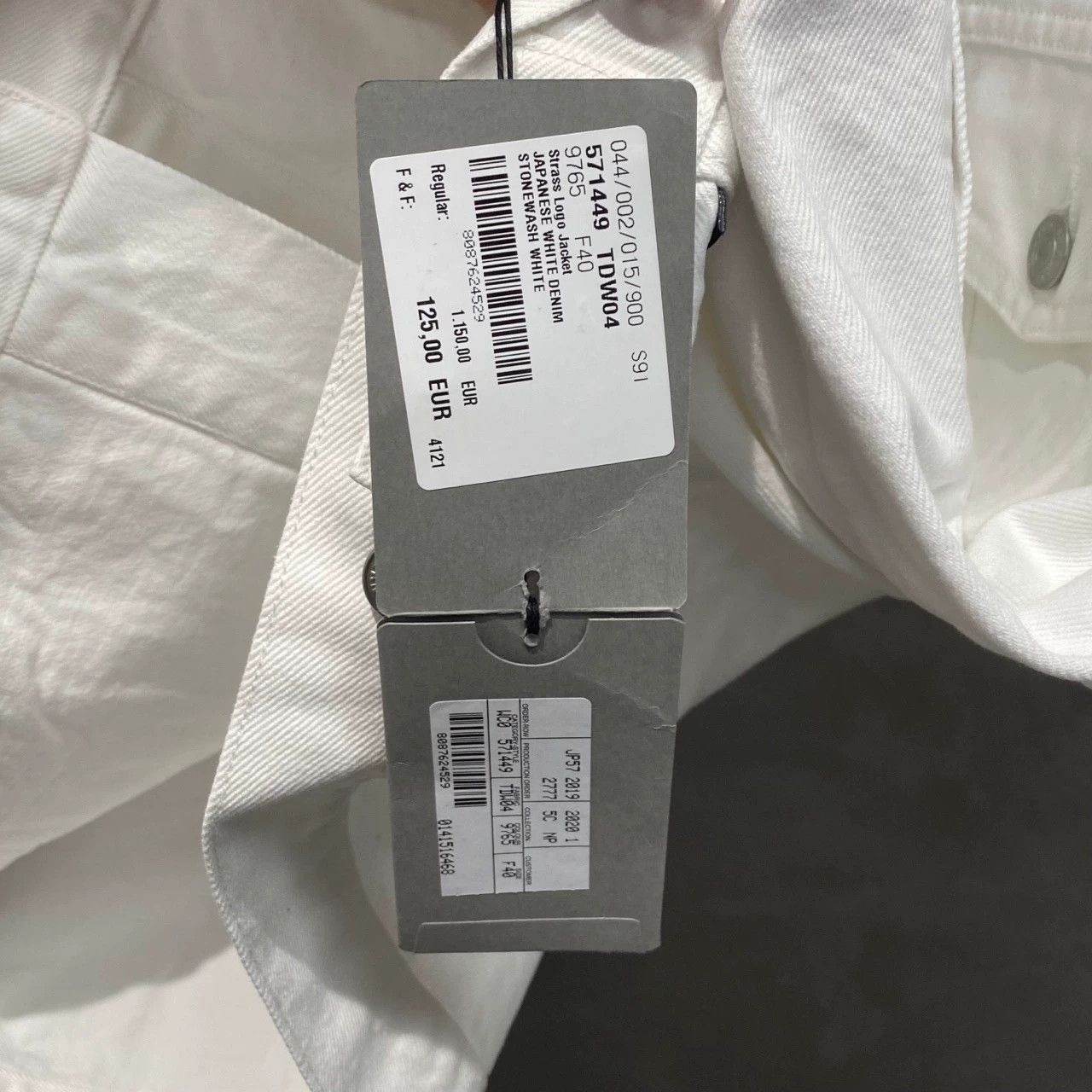 Balenciaga Balenciaga Retro Graphic White Jacket 44 Women Size L / US 10 / IT 46 - 4 Thumbnail