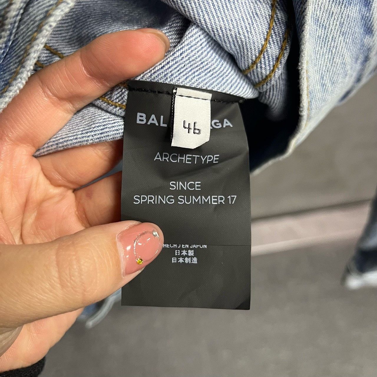 Balenciaga Balenciaga Retro Denim Blue Light Jacket 44 Men Size US L / EU 52-54 / 3 - 4 Thumbnail