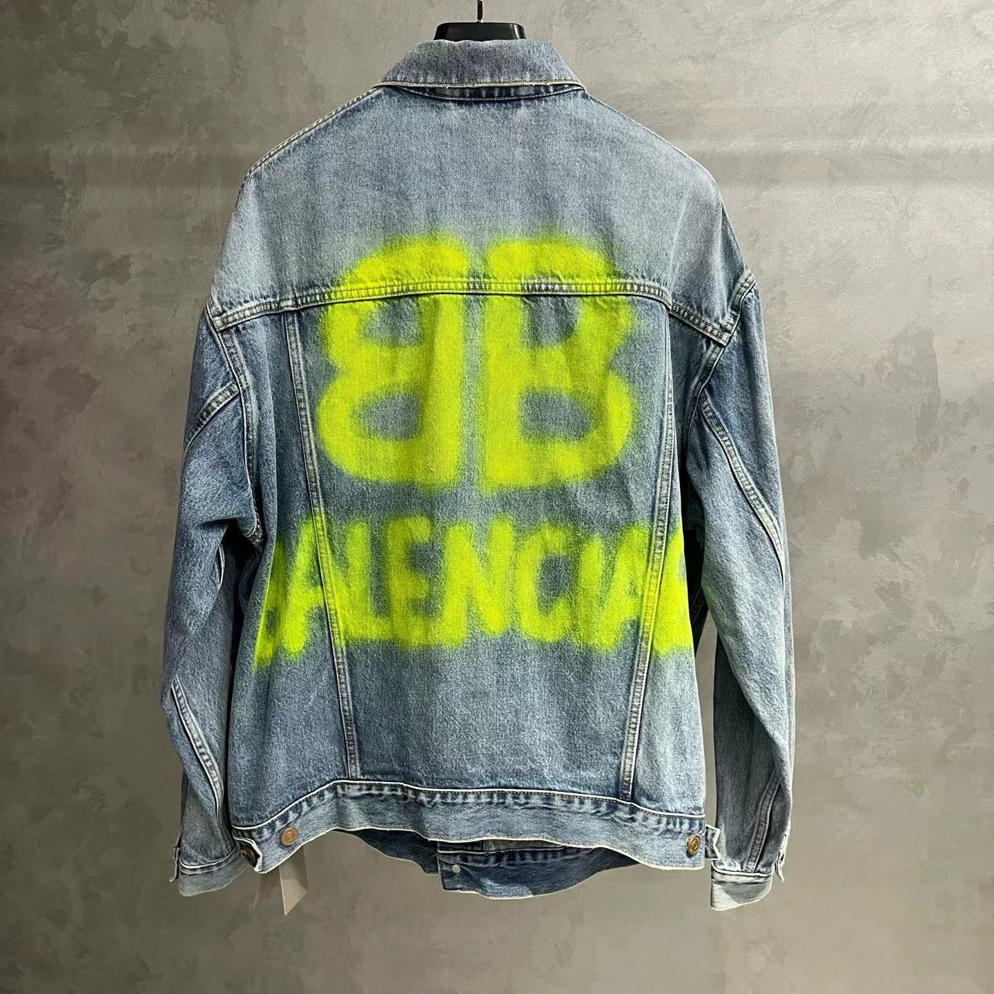 Balenciaga Balenciaga Embroidered Blue Hoodie XS Men Size US XS / EU 42 / 0 - 5 Thumbnail