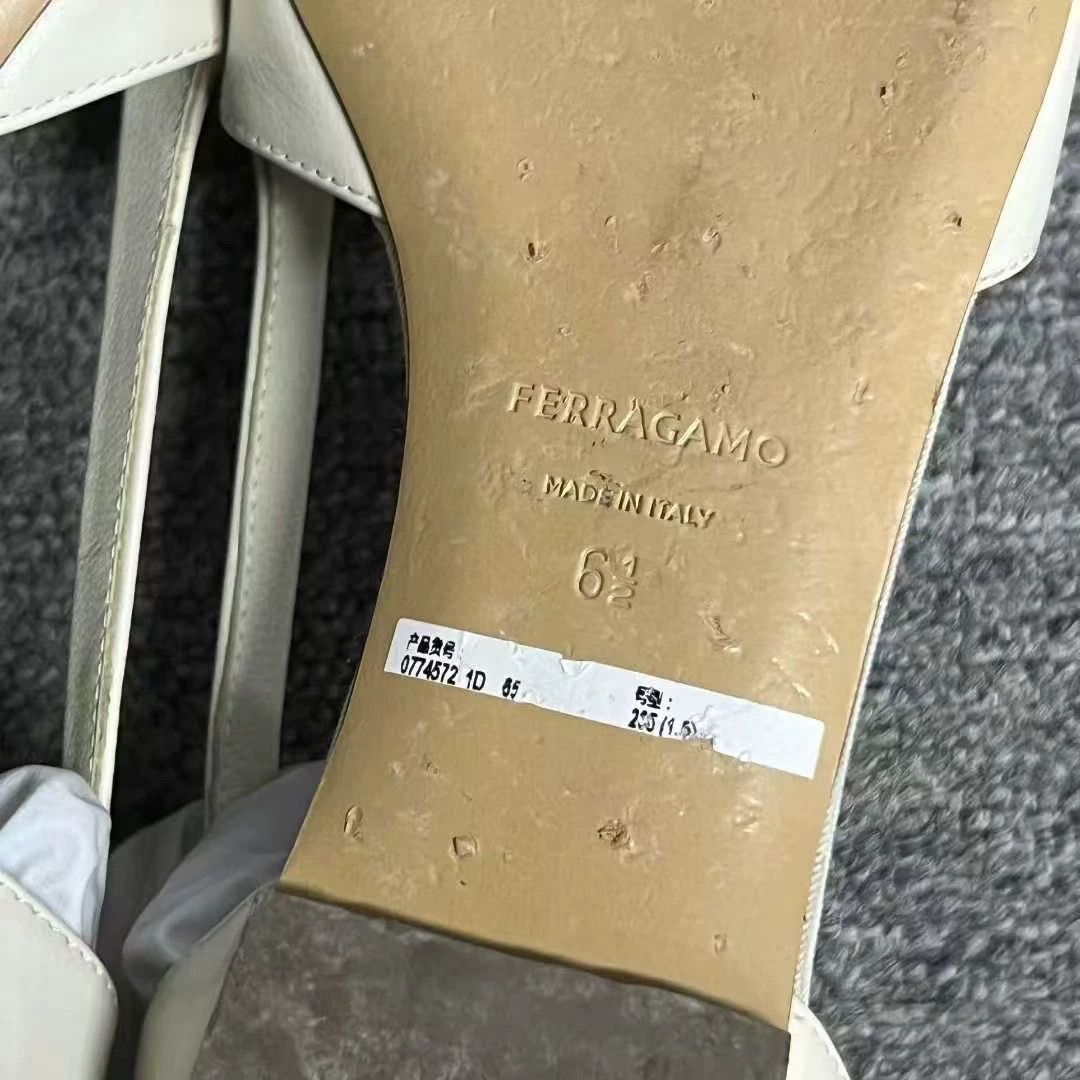 Salvatore Ferragamo Salvatore Ferragamo Leather White Lowtop Sneakers 6.5 Women Size US 6.5 / IT 36.5 - 4 Thumbnail