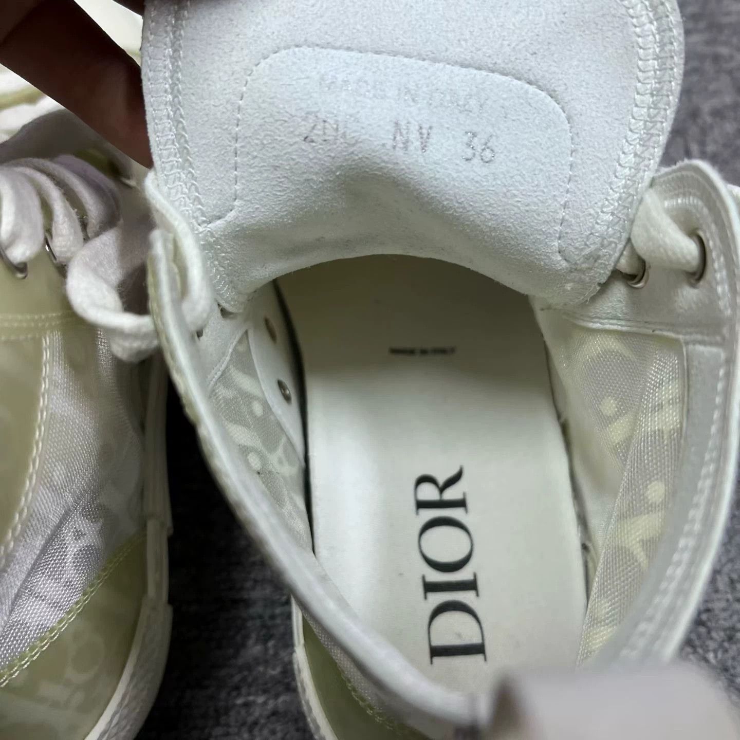 Dior Dior Canvas Lowtop Sneakers 36 Women Size US 6 / IT 36 - 5 Thumbnail
