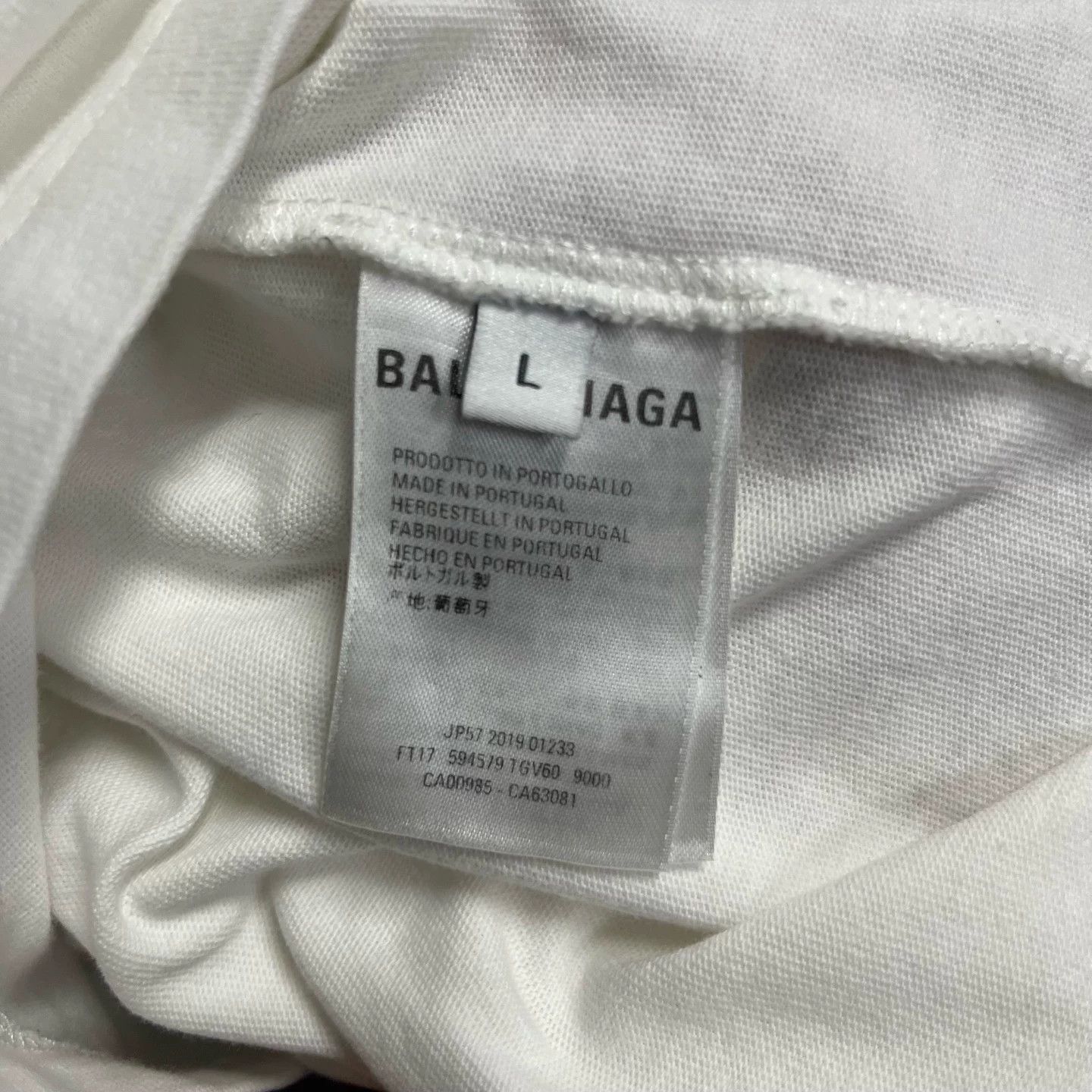 Balenciaga Balenciaga Retro Printed White Hoodie L Men Size US L / EU 52-54 / 3 - 4 Thumbnail
