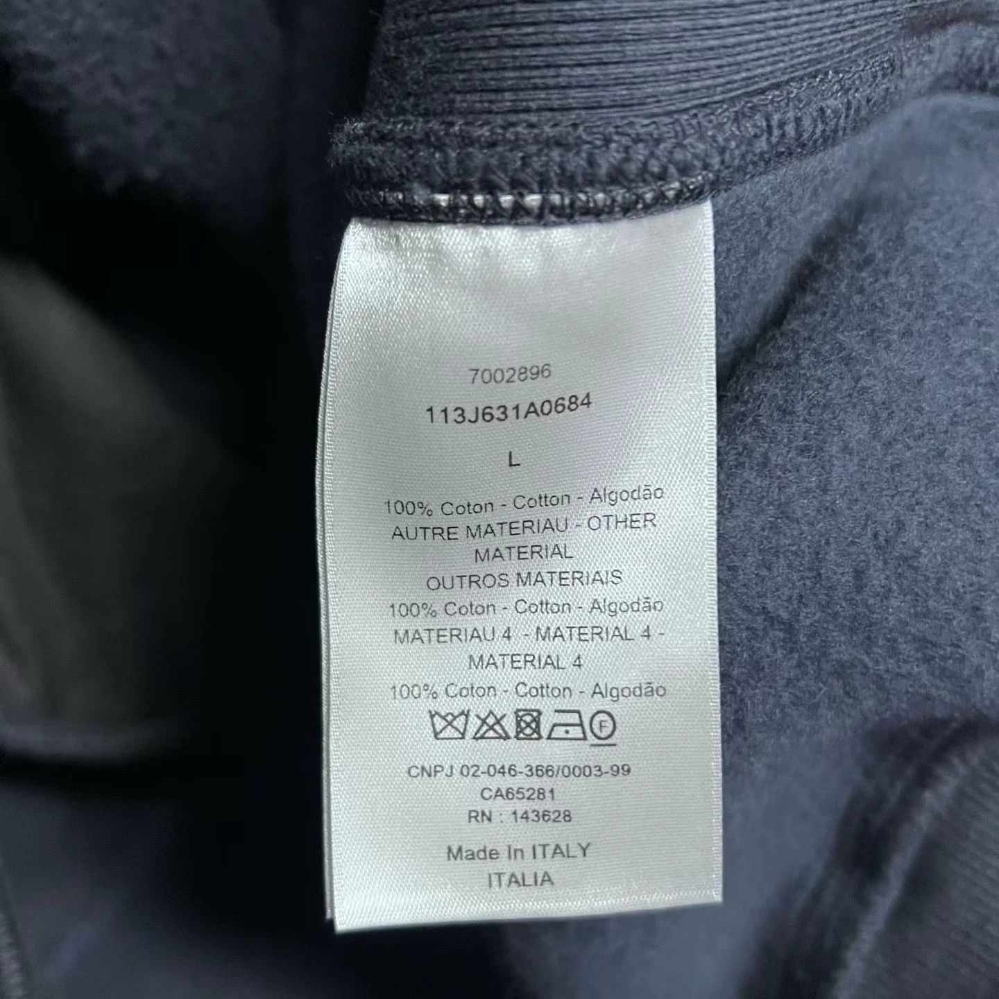 Dior Dior Cotton Printed Blue T-Shirt L Women Size L / US 10 / IT 46 - 3 Thumbnail