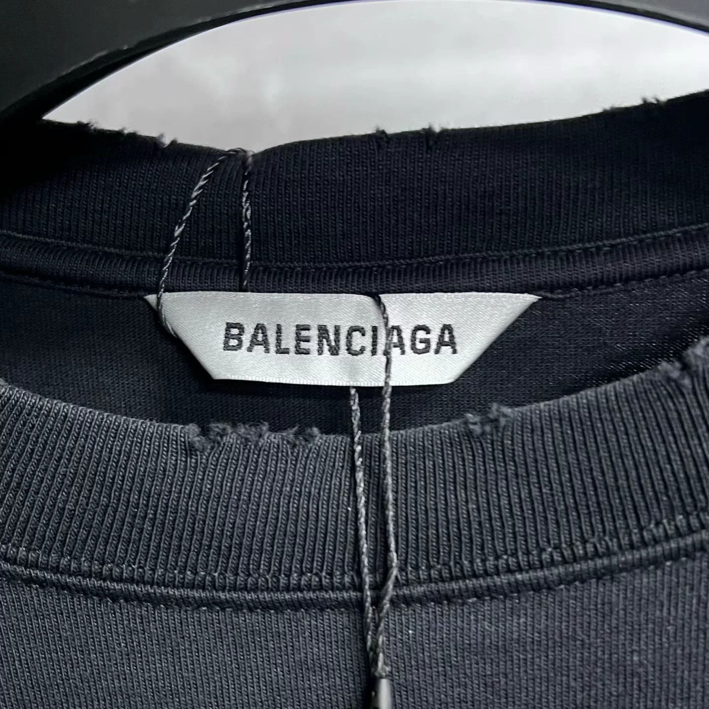 Balenciaga Balenciaga Printed Black Hoodie S Men Size US S / EU 44-46 / 1 - 2 Thumbnail