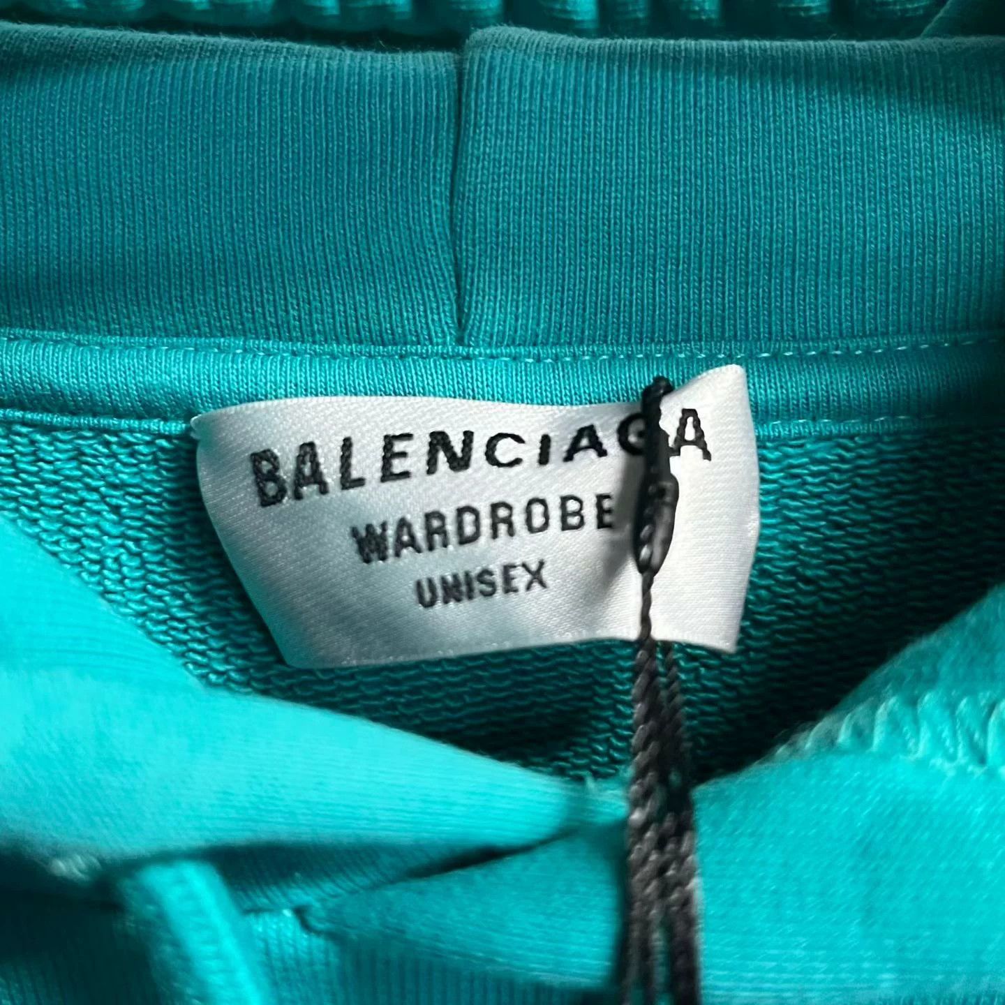 Balenciaga Balenciaga Retro Embroidered Blue Hoodie XS Men Size US XS / EU 42 / 0 - 2 Thumbnail