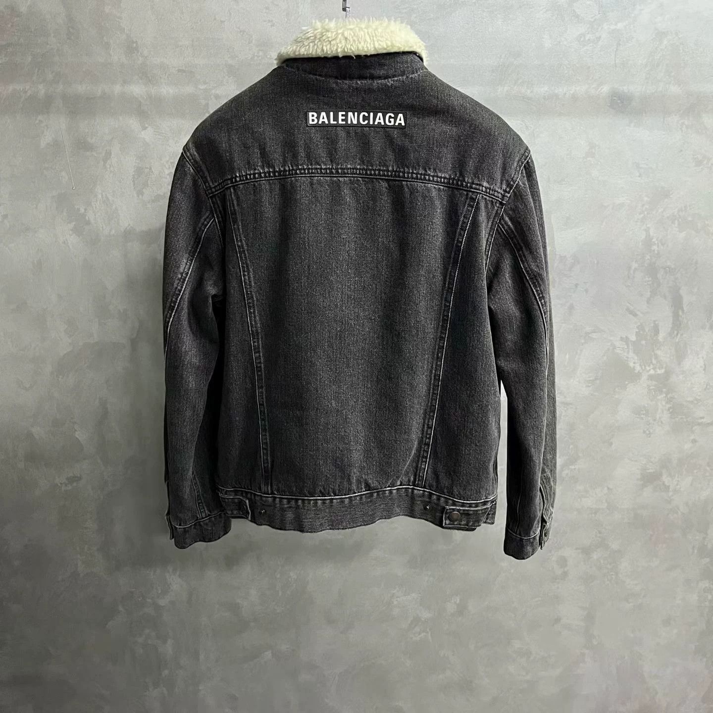 Balenciaga Balenciaga Denim Black Hoodie 36 Men Size US S / EU 44-46 / 1 - 5 Thumbnail