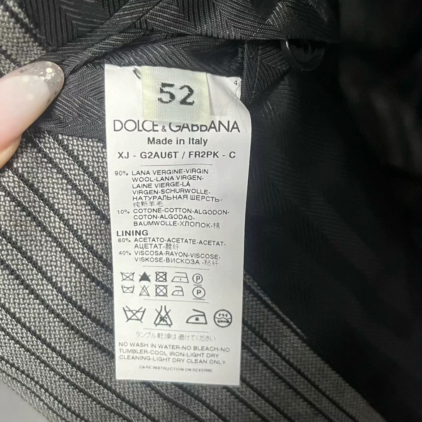 Dolce & Gabbana Dolce & Gabbana Gray T-Shirt 52 Women Size XXL / US 16-18 / IT 52-54 - 3 Thumbnail