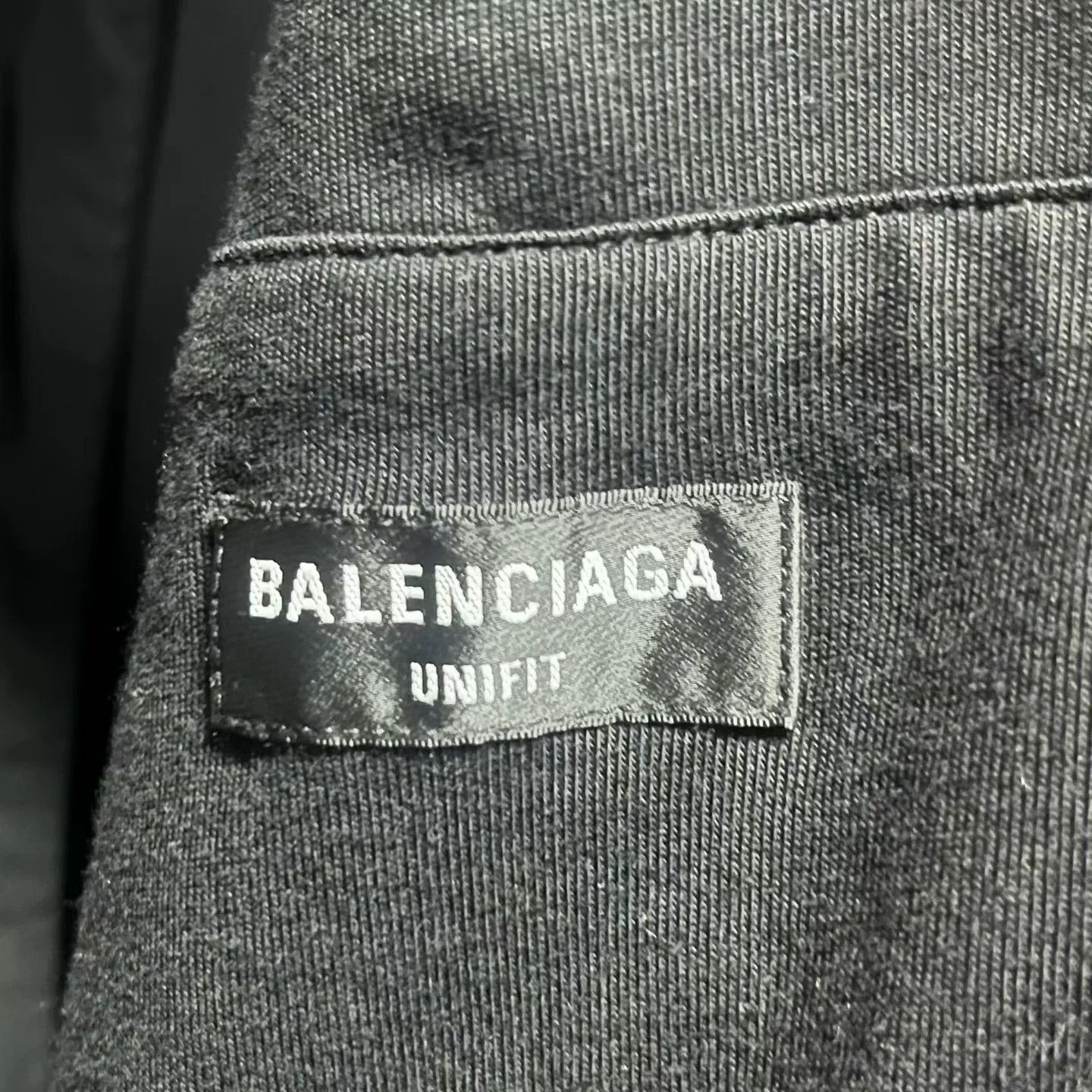Balenciaga Balenciaga Printed Graphic Black Hoodie XS Men Size US XS / EU 42 / 0 - 2 Thumbnail