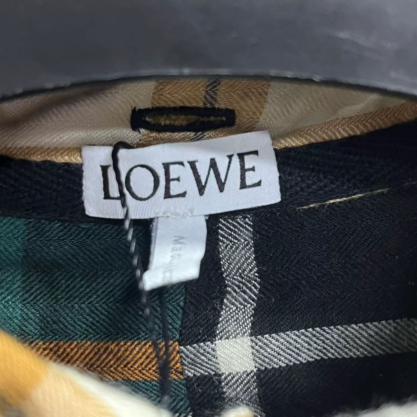 Loewe Loewe Embroidered Plaid Green T-Shirt 48 Women Size XL / US 12-14 / IT 48-50 - 2 Thumbnail