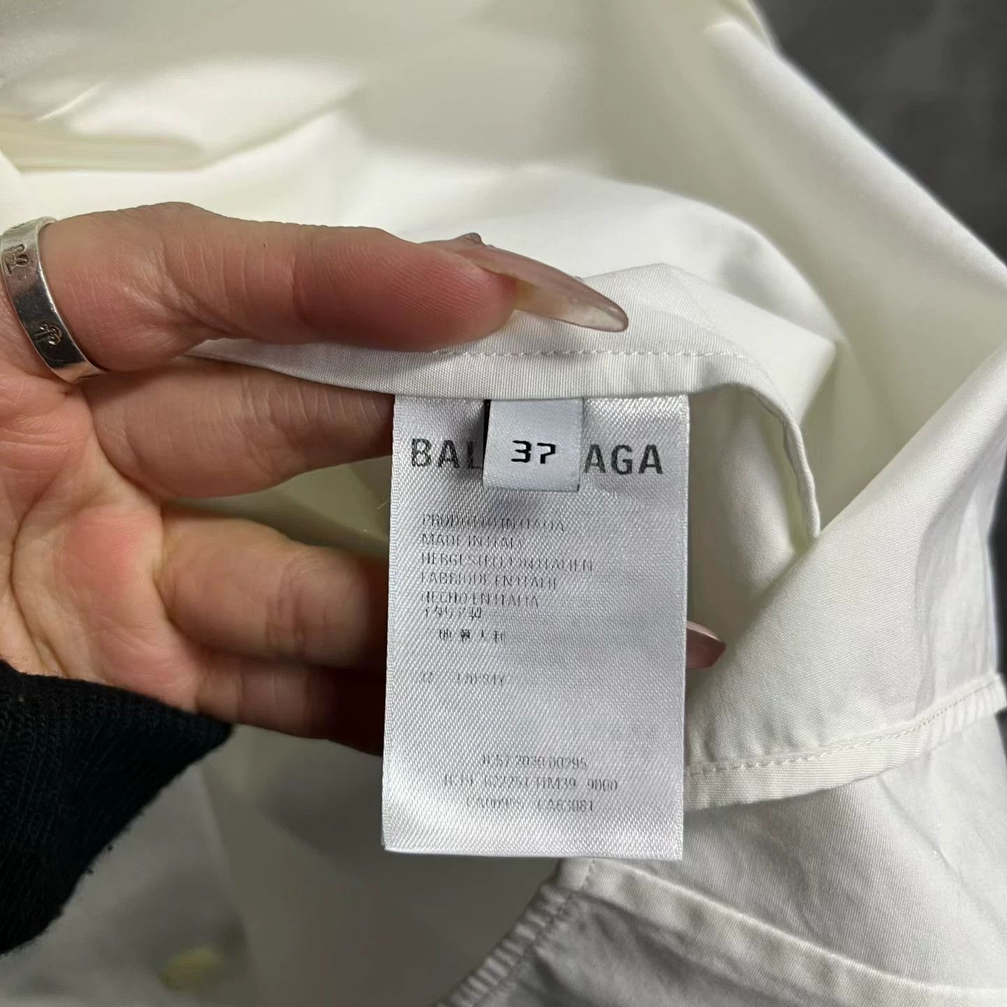 Balenciaga Balenciaga Printed Graphic White Hoodie 37 Men Size US S / EU 44-46 / 1 - 3 Thumbnail