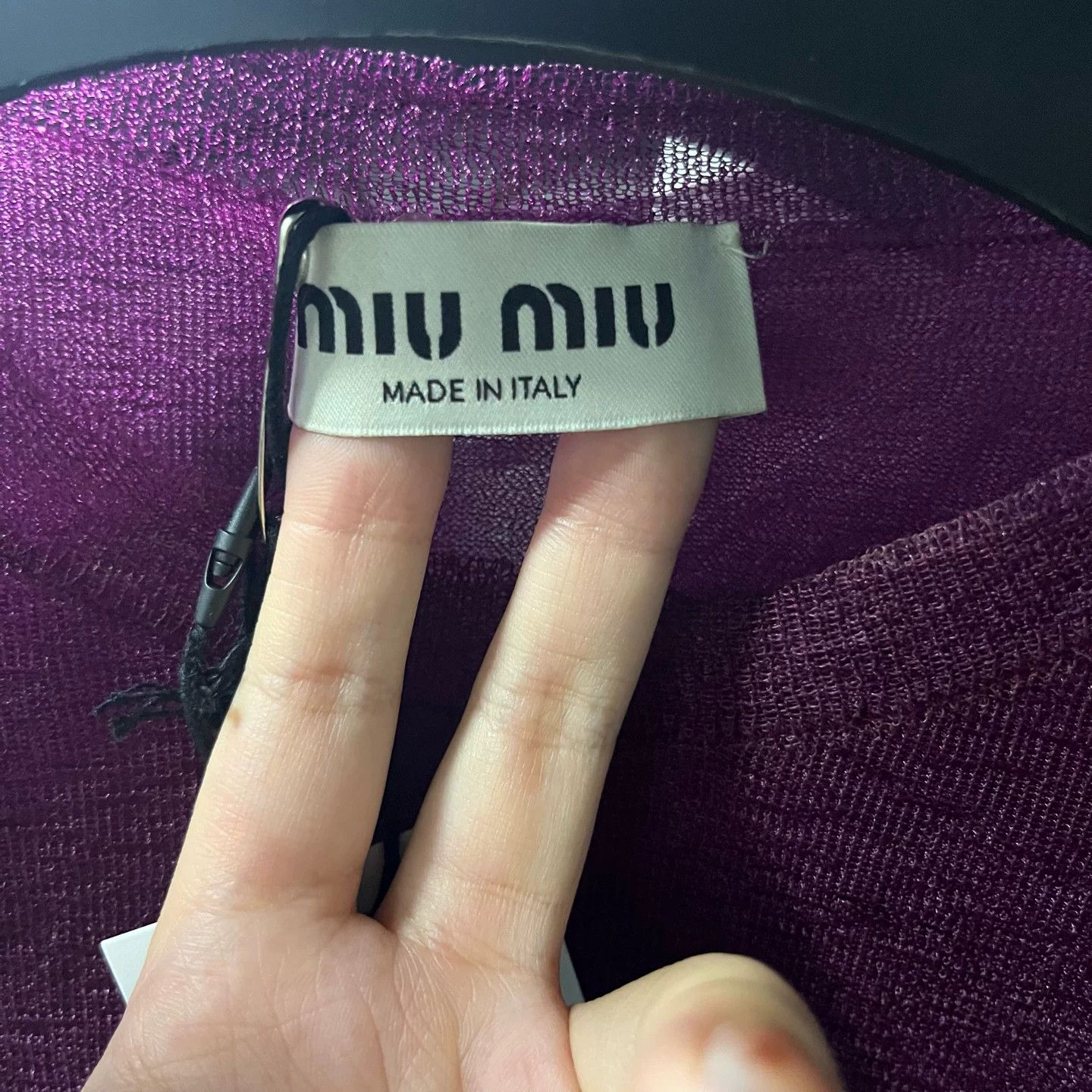 Miu Miu Miu Miu Retro Purple Hoodie 38 Men Size US S / EU 44-46 / 1 - 2 Thumbnail