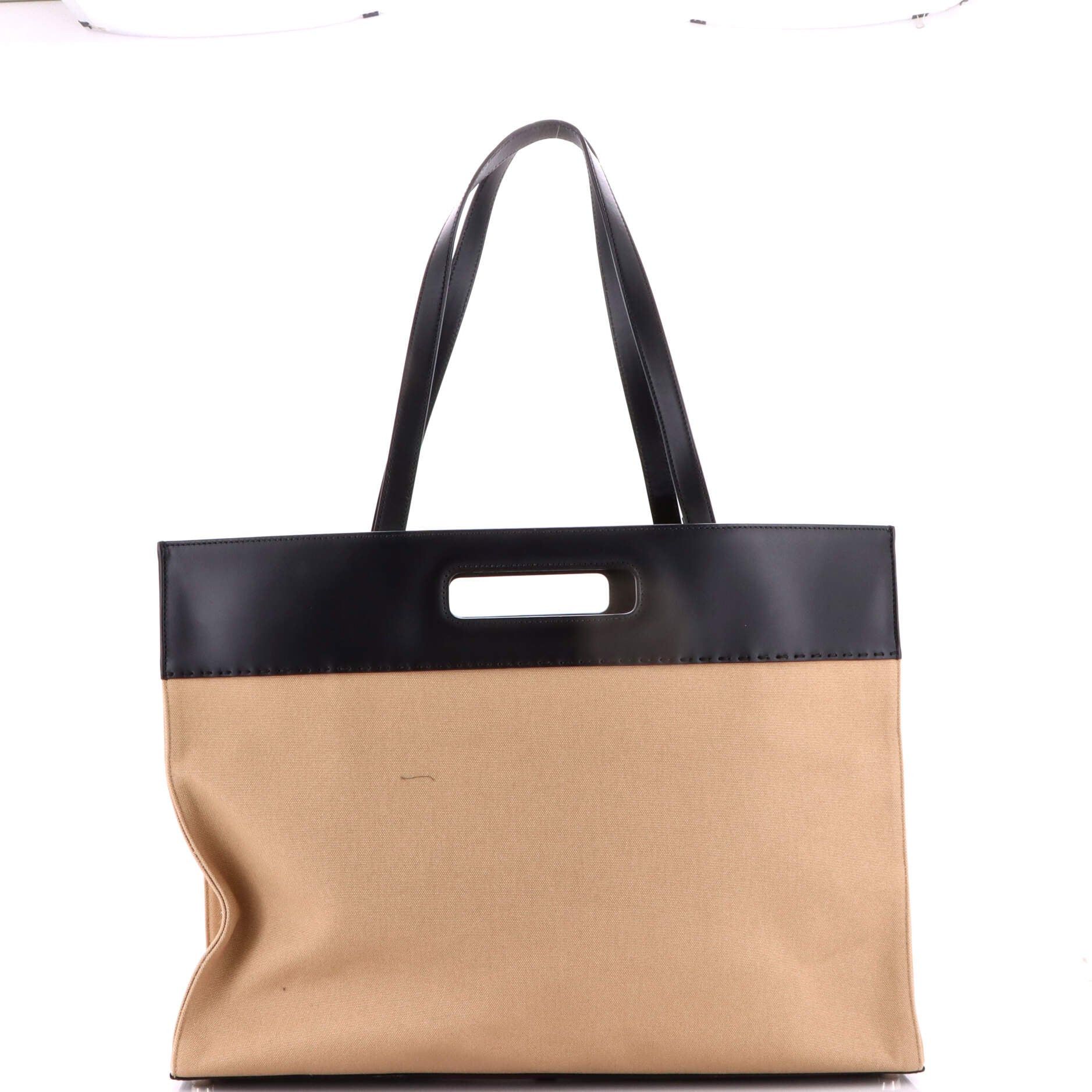 Fendi Cut Out Handle Shopper Tote Size ONE SIZE - 3 Thumbnail