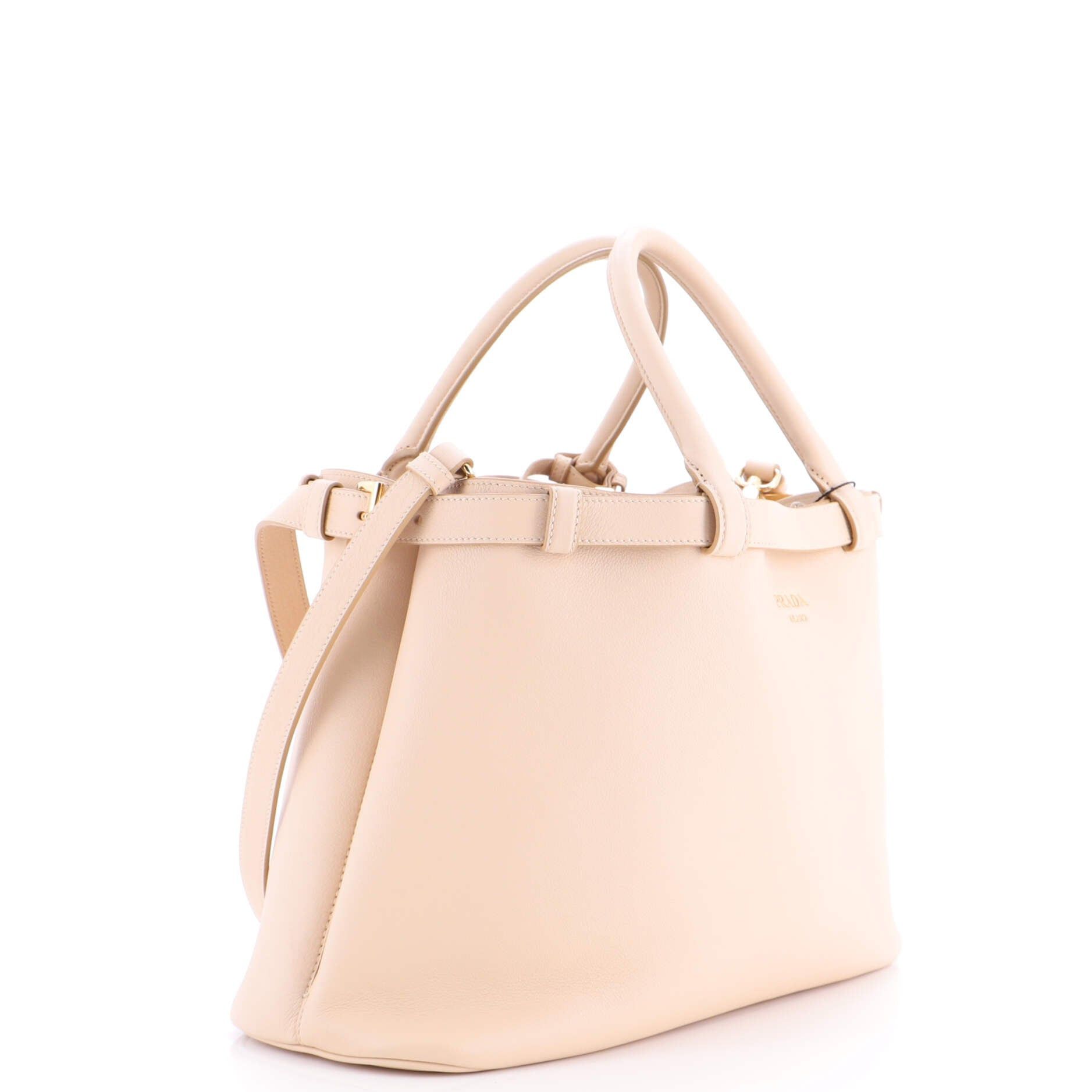 Prada Double Buckle Belt Tote Bag Size ONE SIZE - 2 Thumbnail